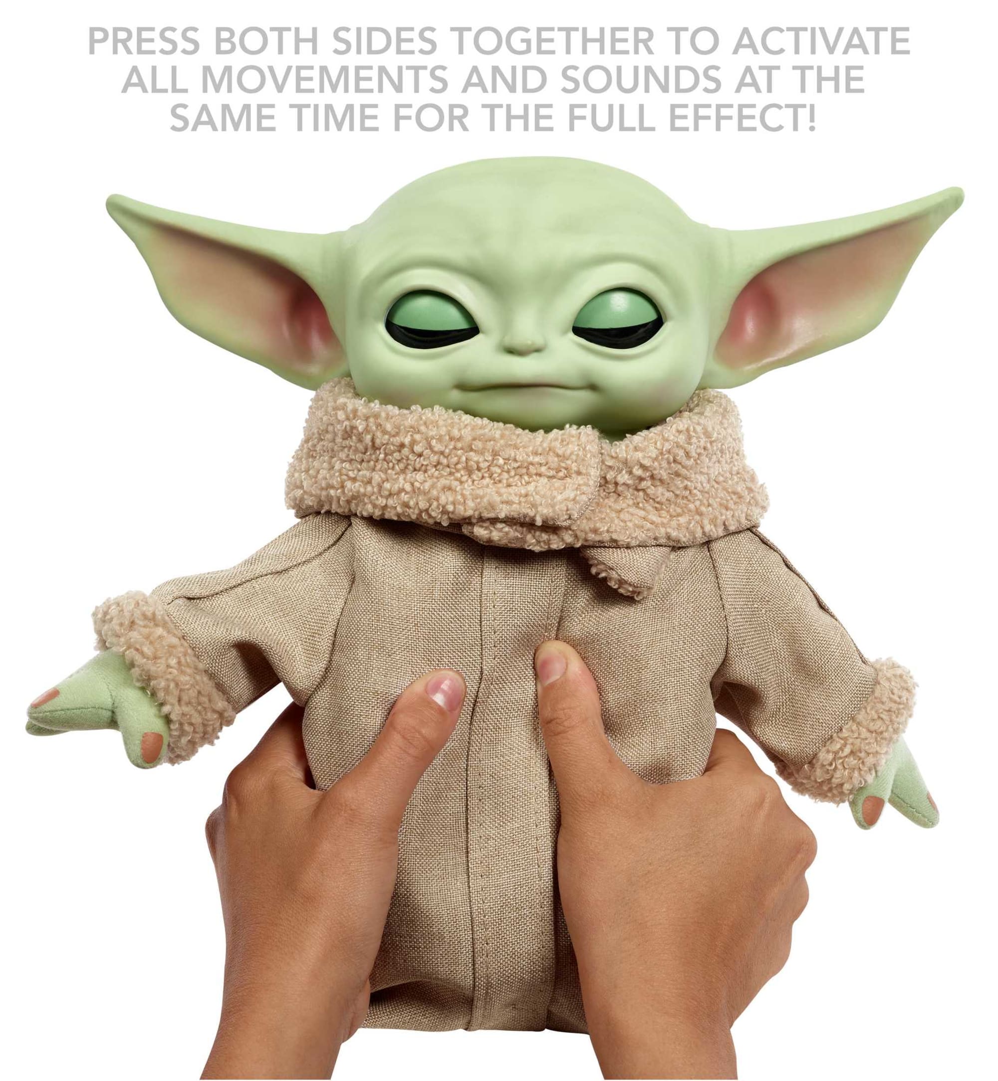 Star Wars Squeeze & Blink Grogu Feature Plush - Image 4