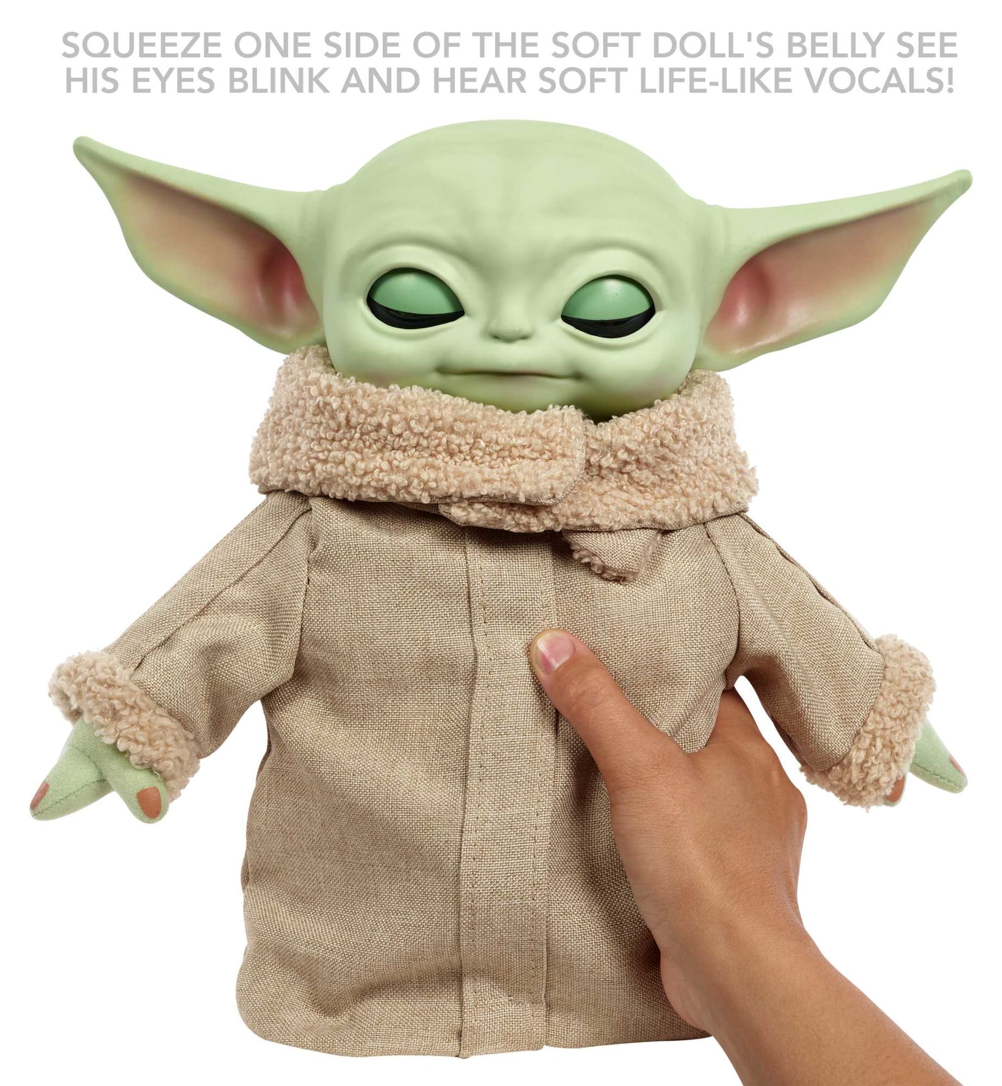 Star Wars Squeeze & Blink Grogu Feature Plush - Image 5