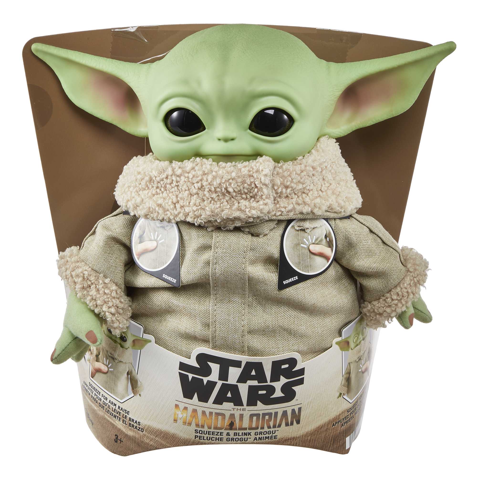 Star Wars Squeeze & Blink Grogu Feature Plush - Image 6