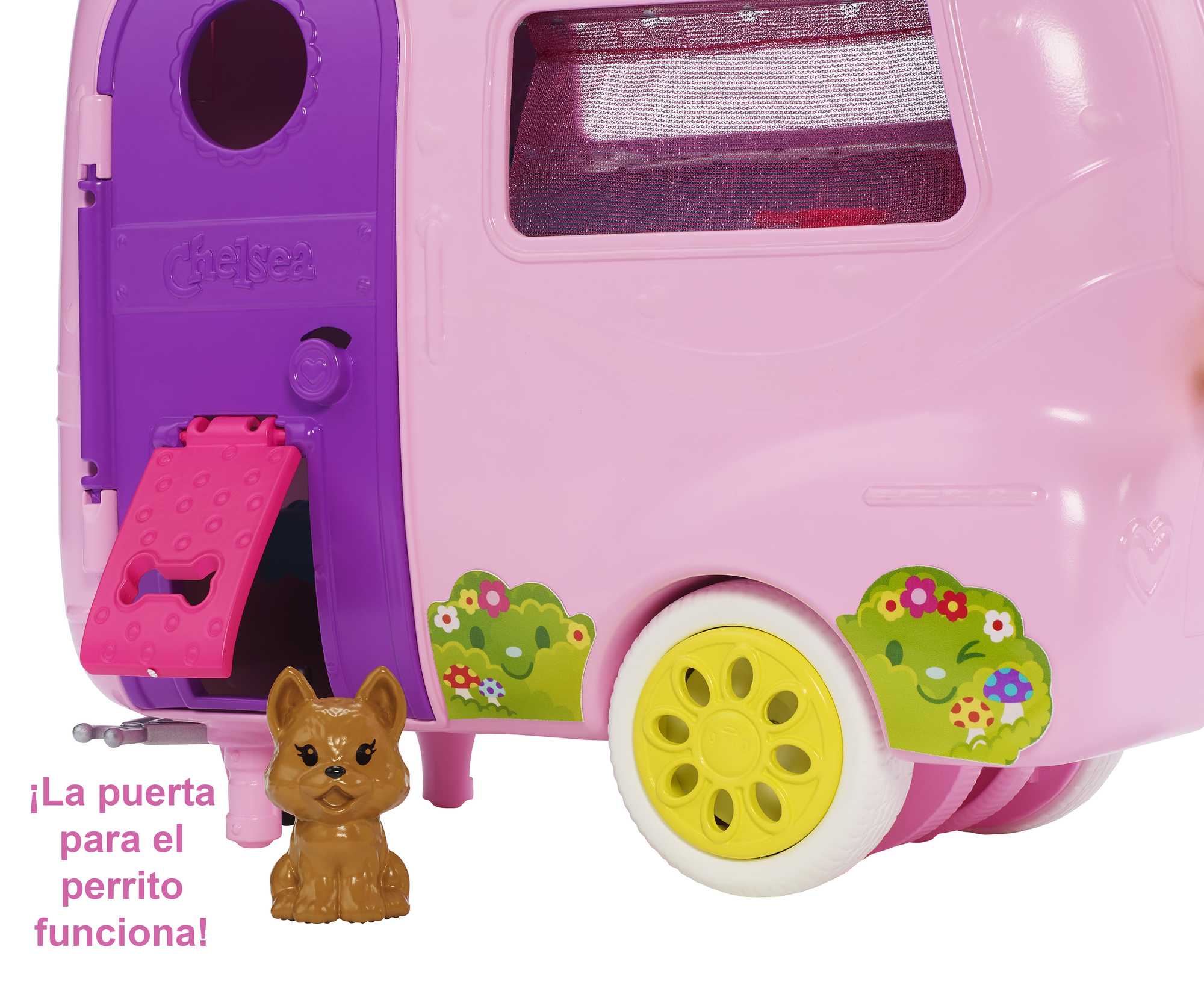 Barbie Chelsea Muñeca Y Su Caravana, Con Perrito Y Accesorios (Mattel Fxg90) - Image 5
