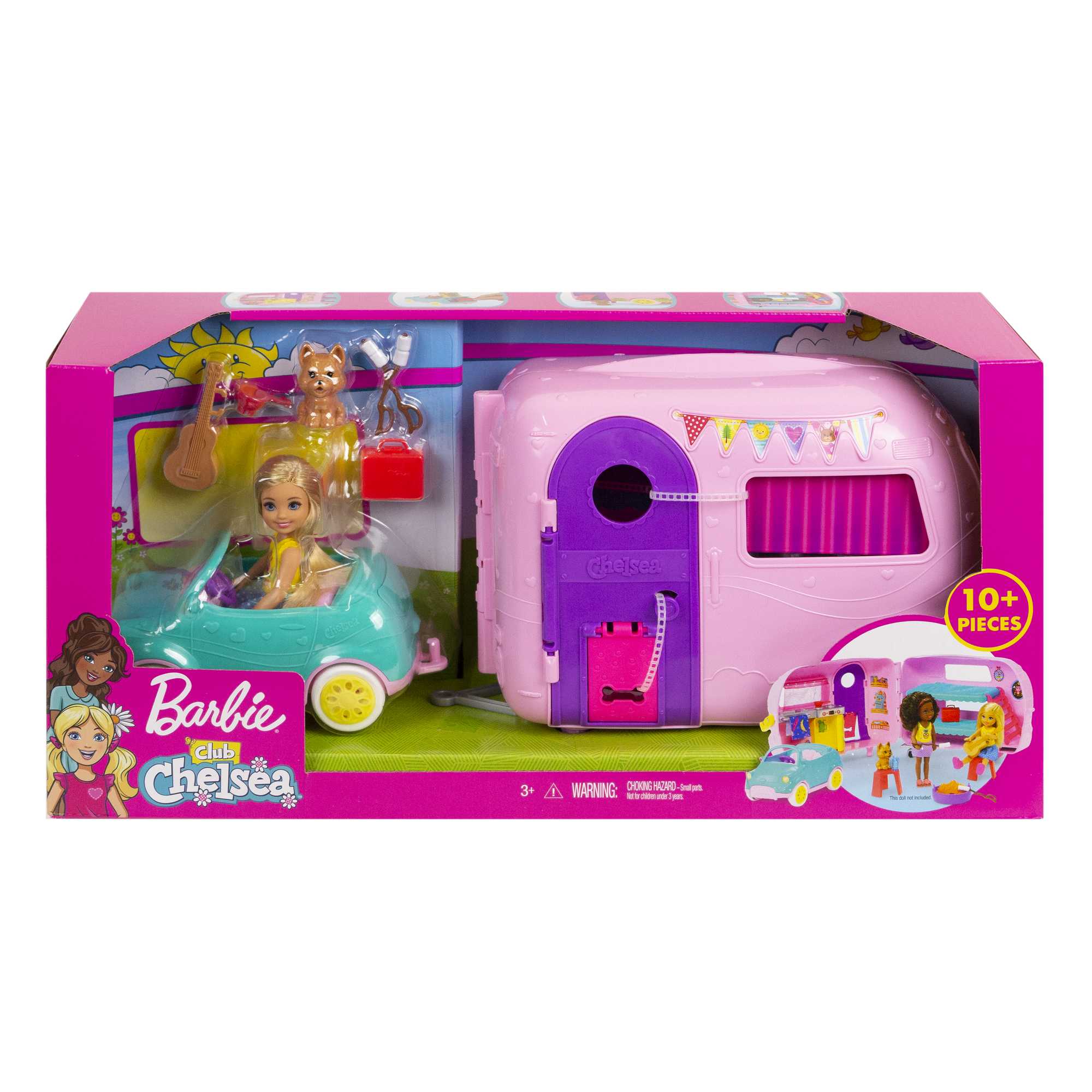 Barbie Chelsea Muñeca Y Su Caravana, Con Perrito Y Accesorios (Mattel Fxg90) - Image 6