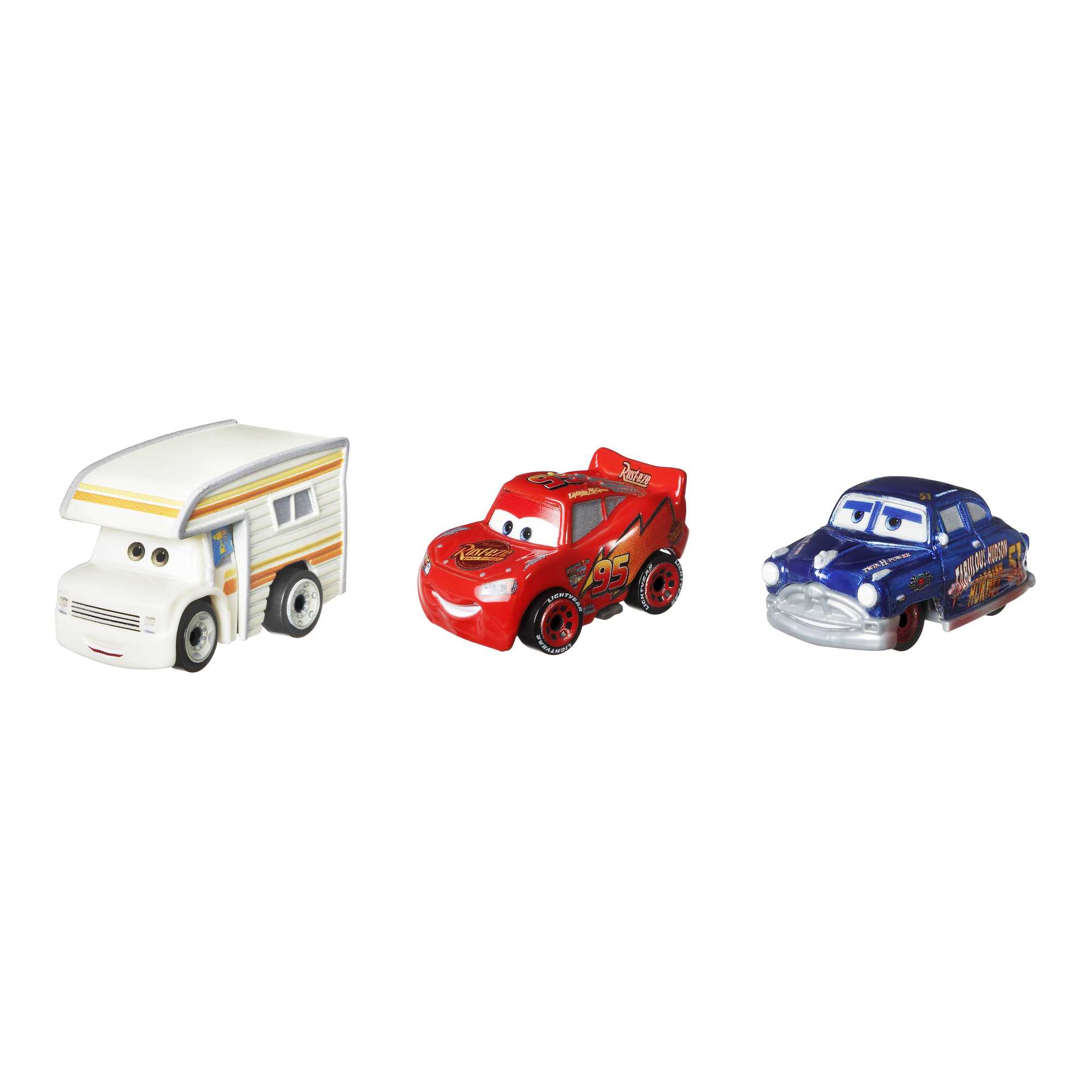 Disney Cars Pack De 3 Mini Vehículos (Modelos Surtidos), Coches De Juguete Niños +3 Años (Mattel Gkg01) - Image 5