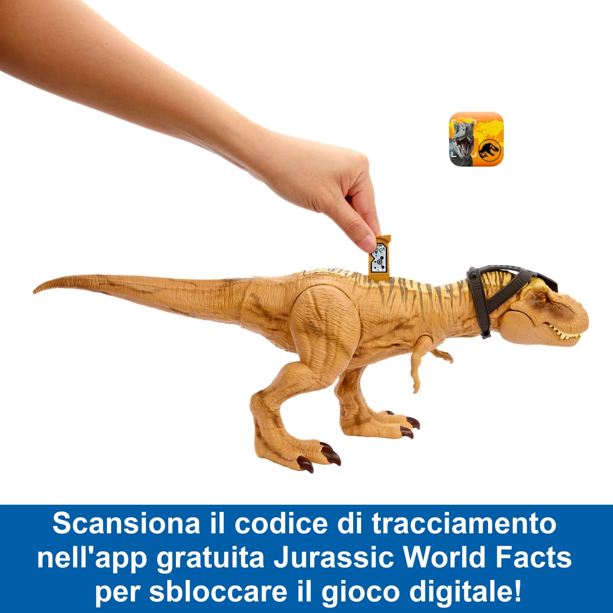 Jurassic World T-Rex Caccia E Divora Personaggio Sonoro - Image 3