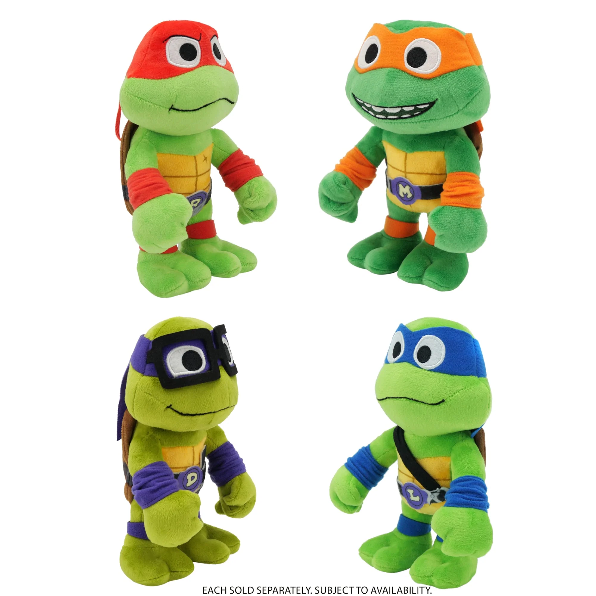 Teenage Mutant Ninja Turtles: Mutant Mayhem Plush Toys, 8 Inch TMNT Soft Dolls - Image 5