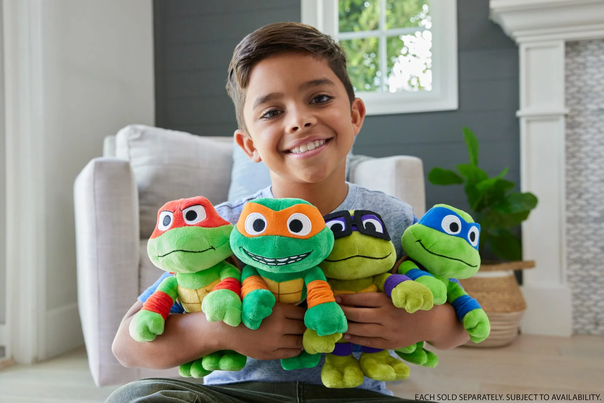 Teenage Mutant Ninja Turtles: Mutant Mayhem Plush Toys, 8 Inch TMNT Soft Dolls - Image 7