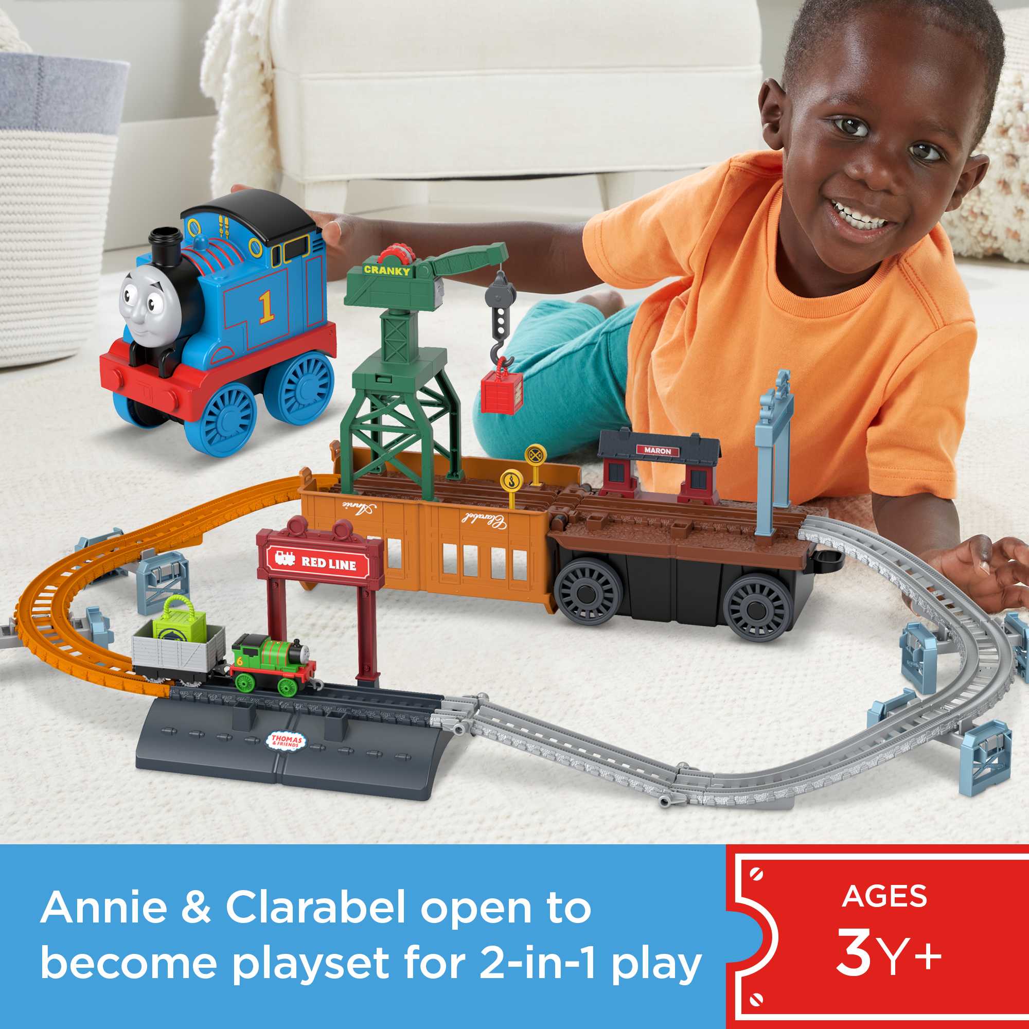 Thomas & Friends 2-in-1 Transforming Thomas Playset - Image 2