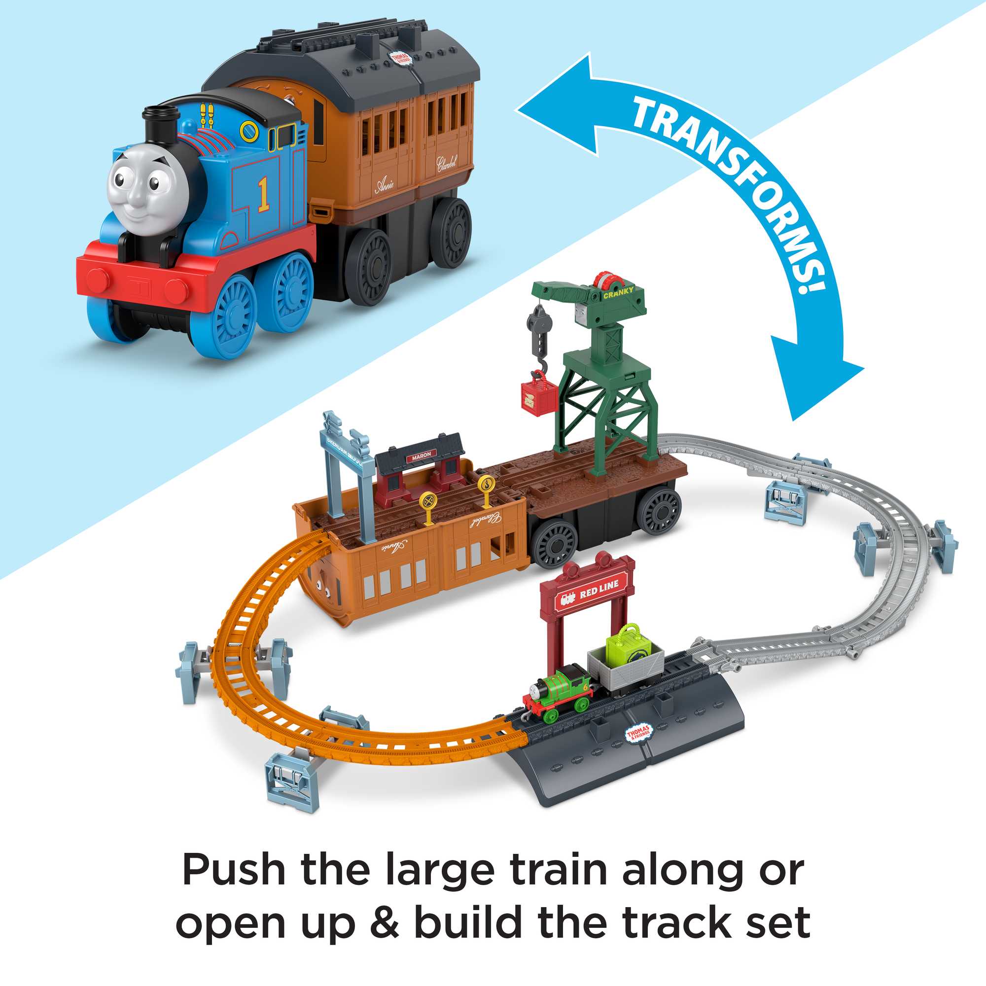 Thomas & Friends 2-in-1 Transforming Thomas Playset - Image 3