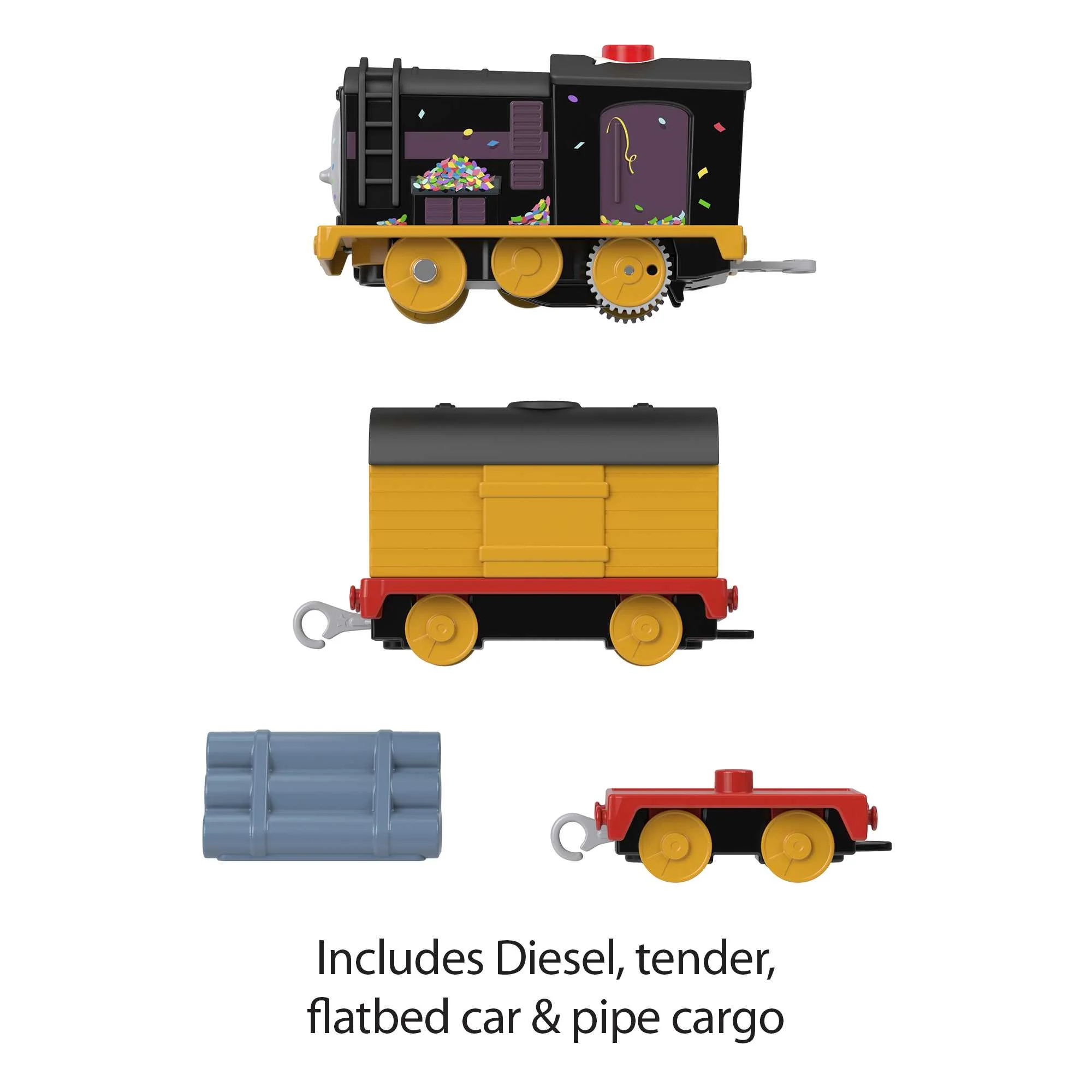 Thomas and Friends Talking Diesel Toy Train, Motorized Engine with Phrases, UK English Version - Image 5