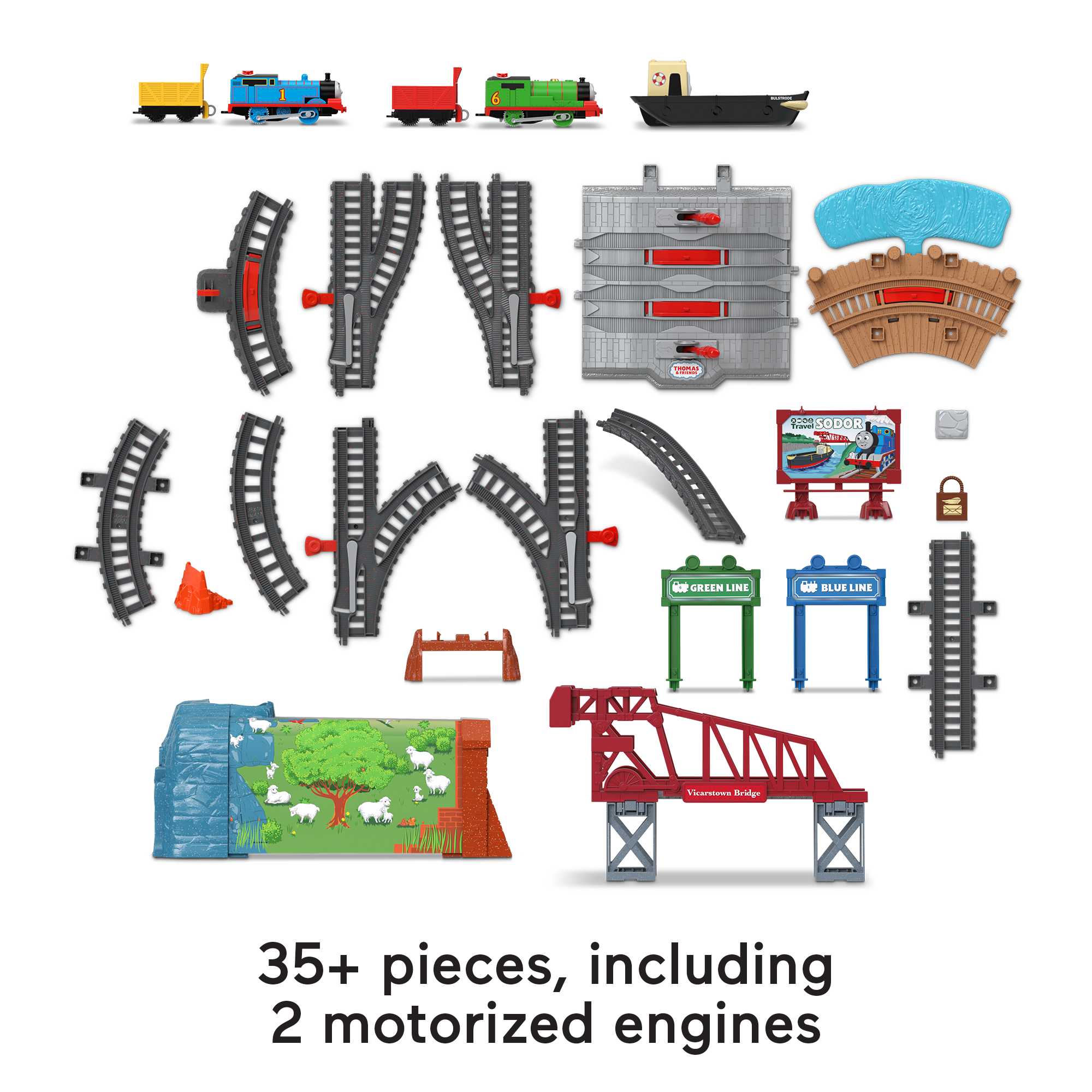 Thomas & Friends Talking Thomas & Percy Train Set - Image 5
