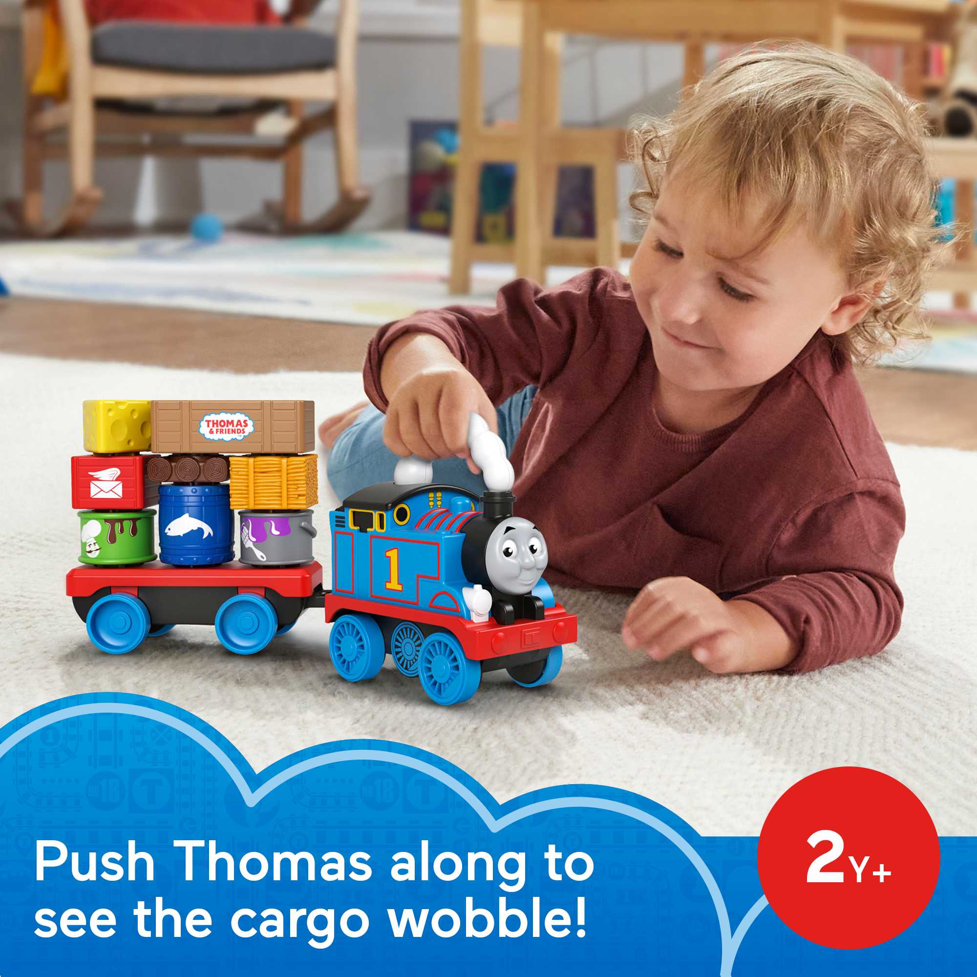 Thomas & Friends Wobble Cargo Stacker Train - Image 2