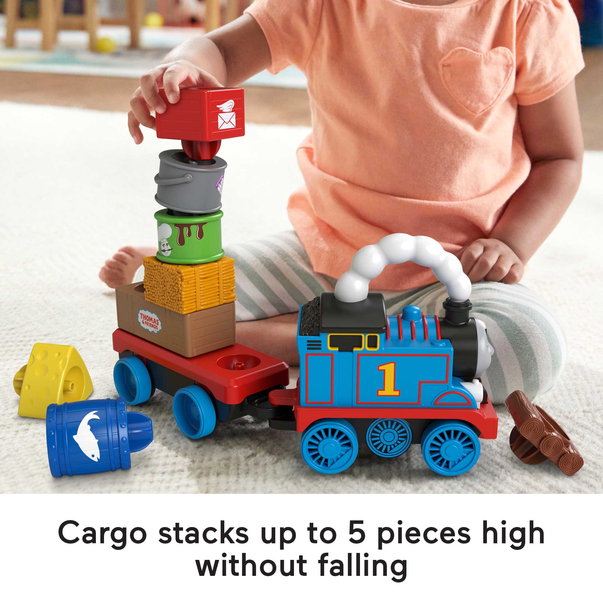 Thomas & Friends Wobble Cargo Stacker Train - Image 3