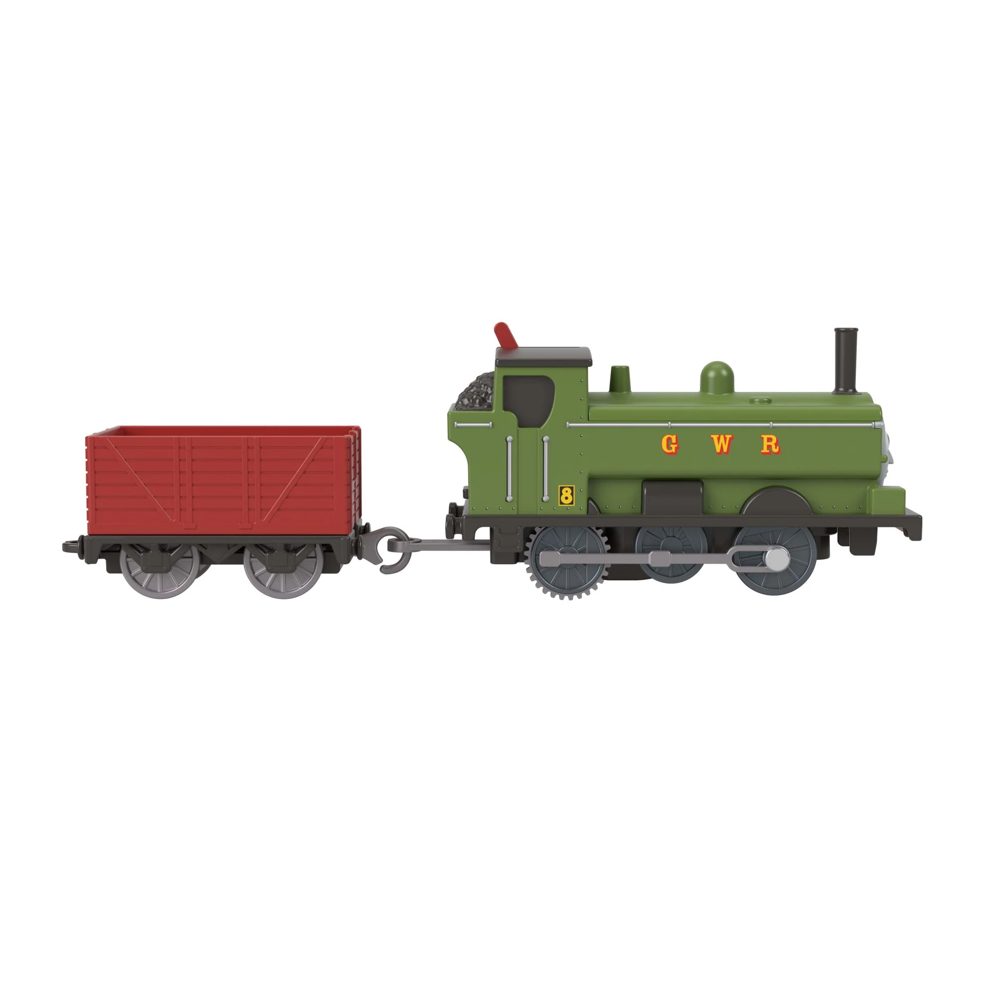 Thomas & Friends By Fisher-Price Motorized Classic Duck Engine, Battery-Powered Toy Train & Cargo - Image 2