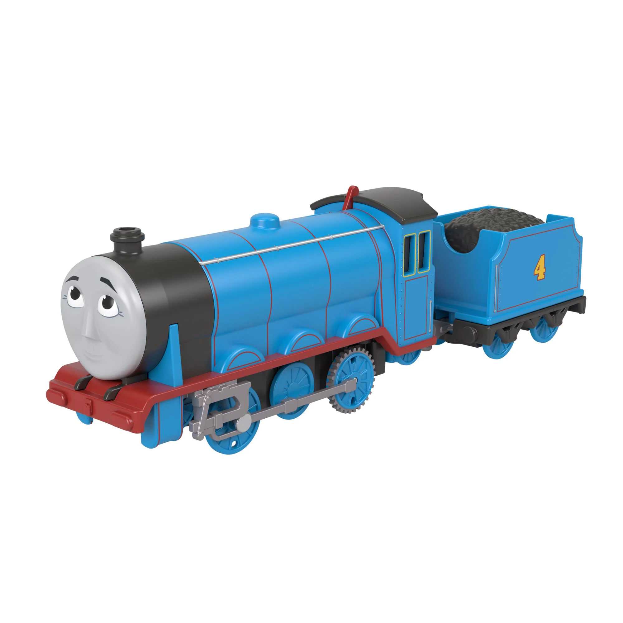 Thomas & Friends By Fisher-Price Motorized Classic Gordon Engine, Battery-Powered Toy Train & Cargo - Image 4