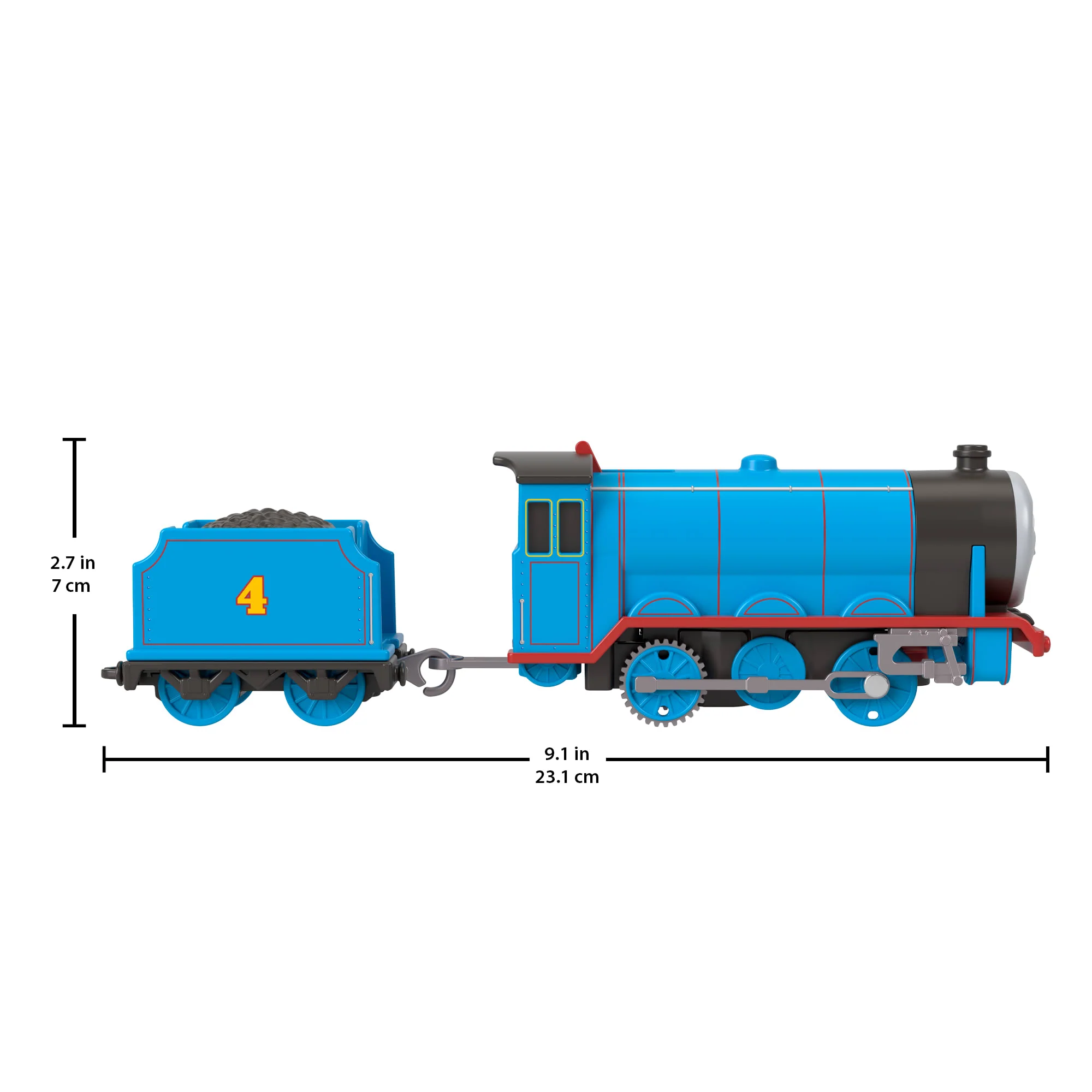 Thomas & Friends By Fisher-Price Motorized Classic Gordon Engine, Battery-Powered Toy Train & Cargo - Image 6