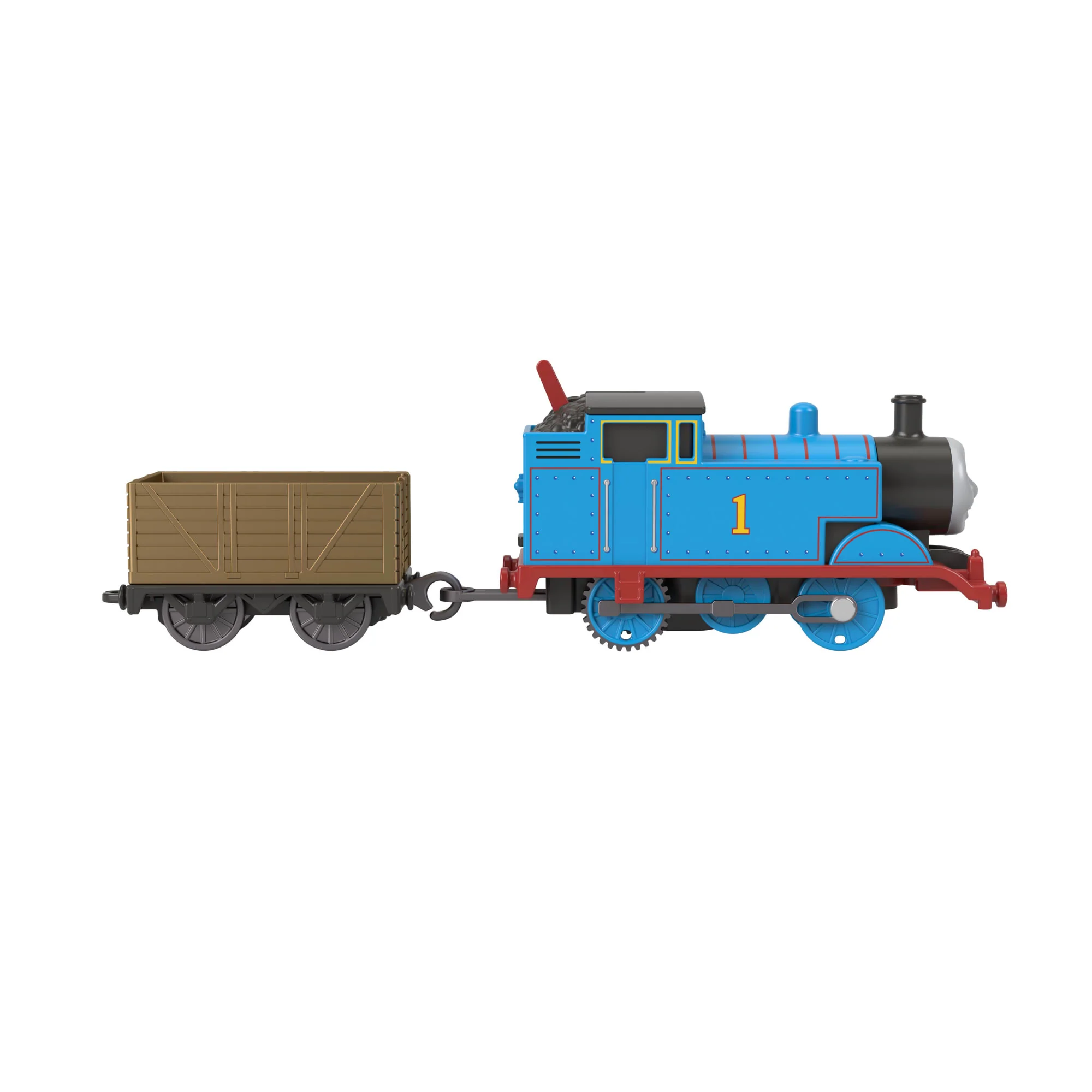Thomas & Friends By Fisher-Price Motorized Classic Thomas Engine, Battery-Powered Toy Train & Cargo - Image 3