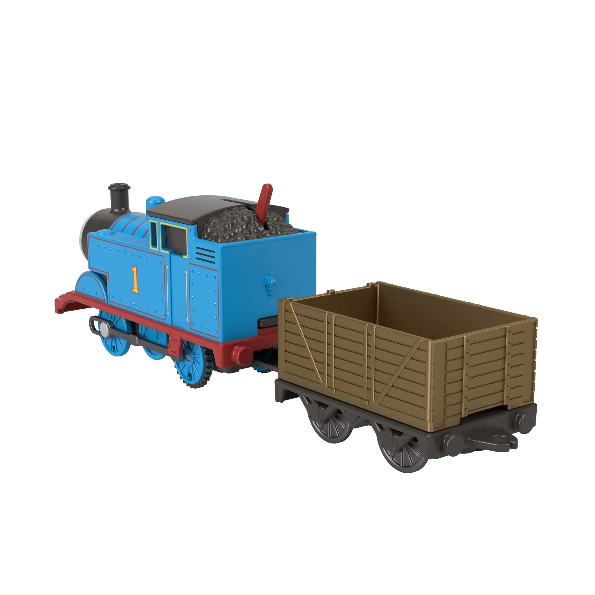 Thomas & Friends By Fisher-Price Motorized Classic Thomas Engine, Battery-Powered Toy Train & Cargo - Image 4