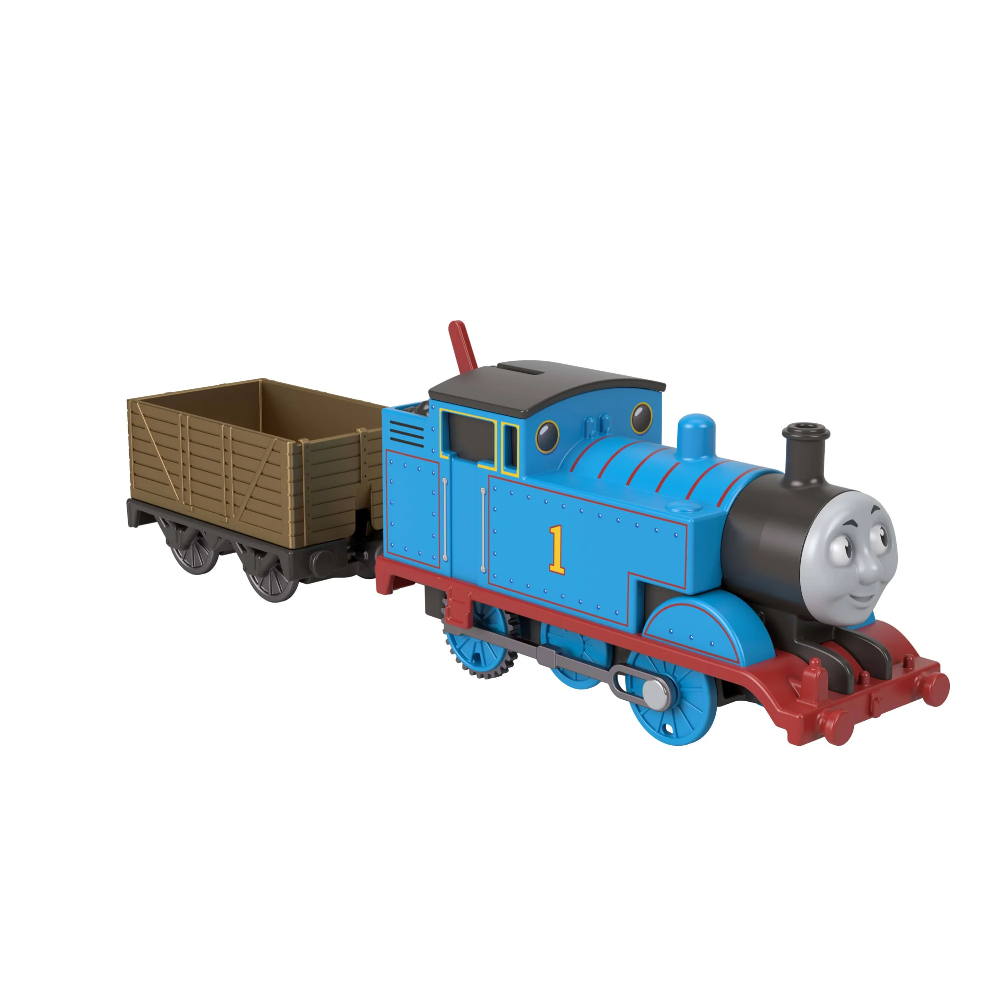 Thomas & Friends By Fisher-Price Motorized Classic Thomas Engine, Battery-Powered Toy Train & Cargo - Image 5