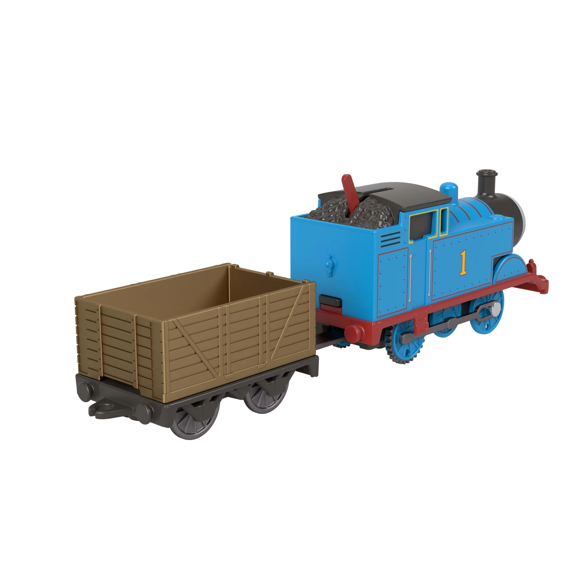 Thomas & Friends By Fisher-Price Motorized Classic Thomas Engine, Battery-Powered Toy Train & Cargo - Image 6
