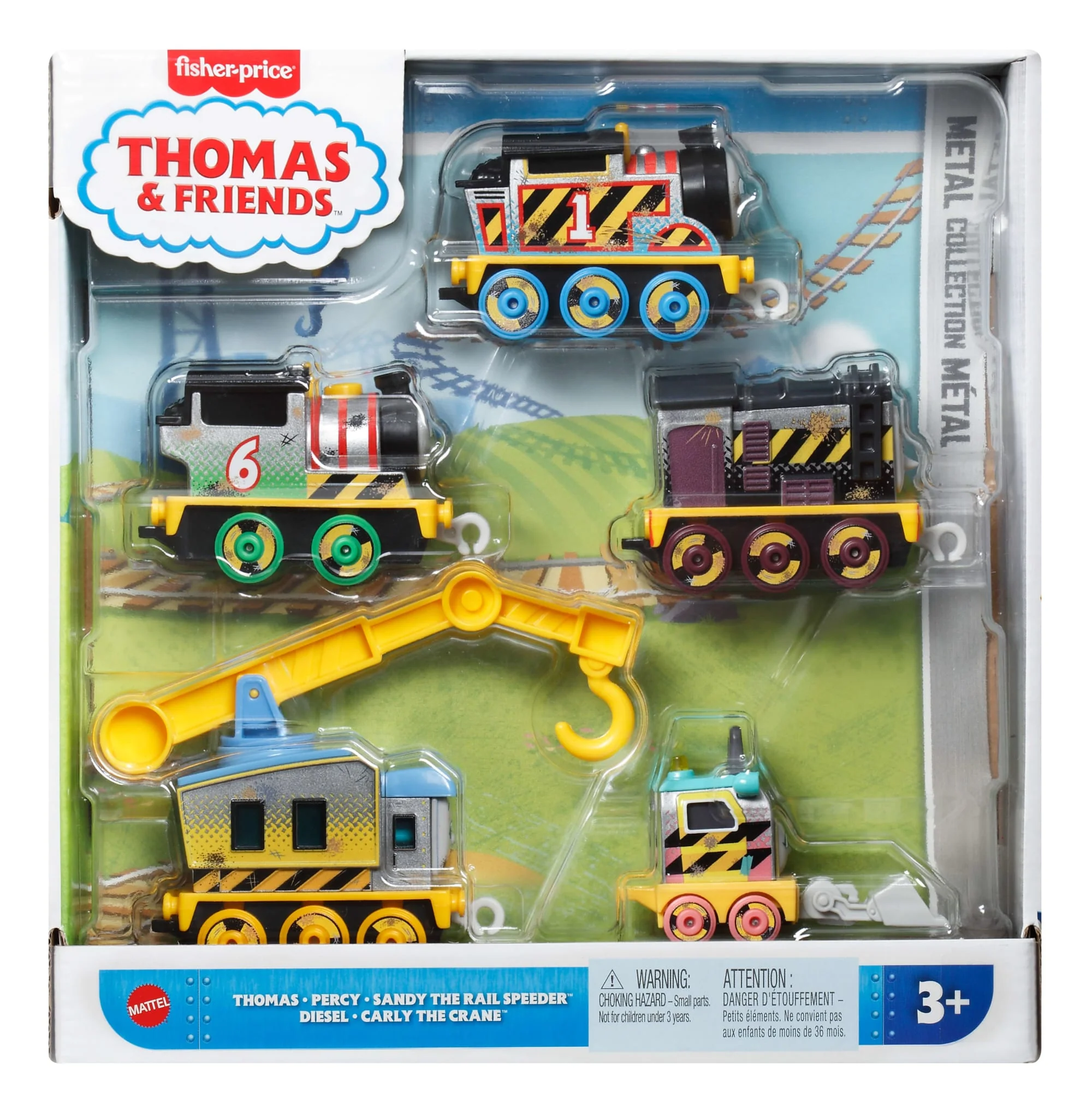 Thomas & Friends Construction Crew 5-Piece Diecast Metal Toy Train & Vehicle Set - Image 6