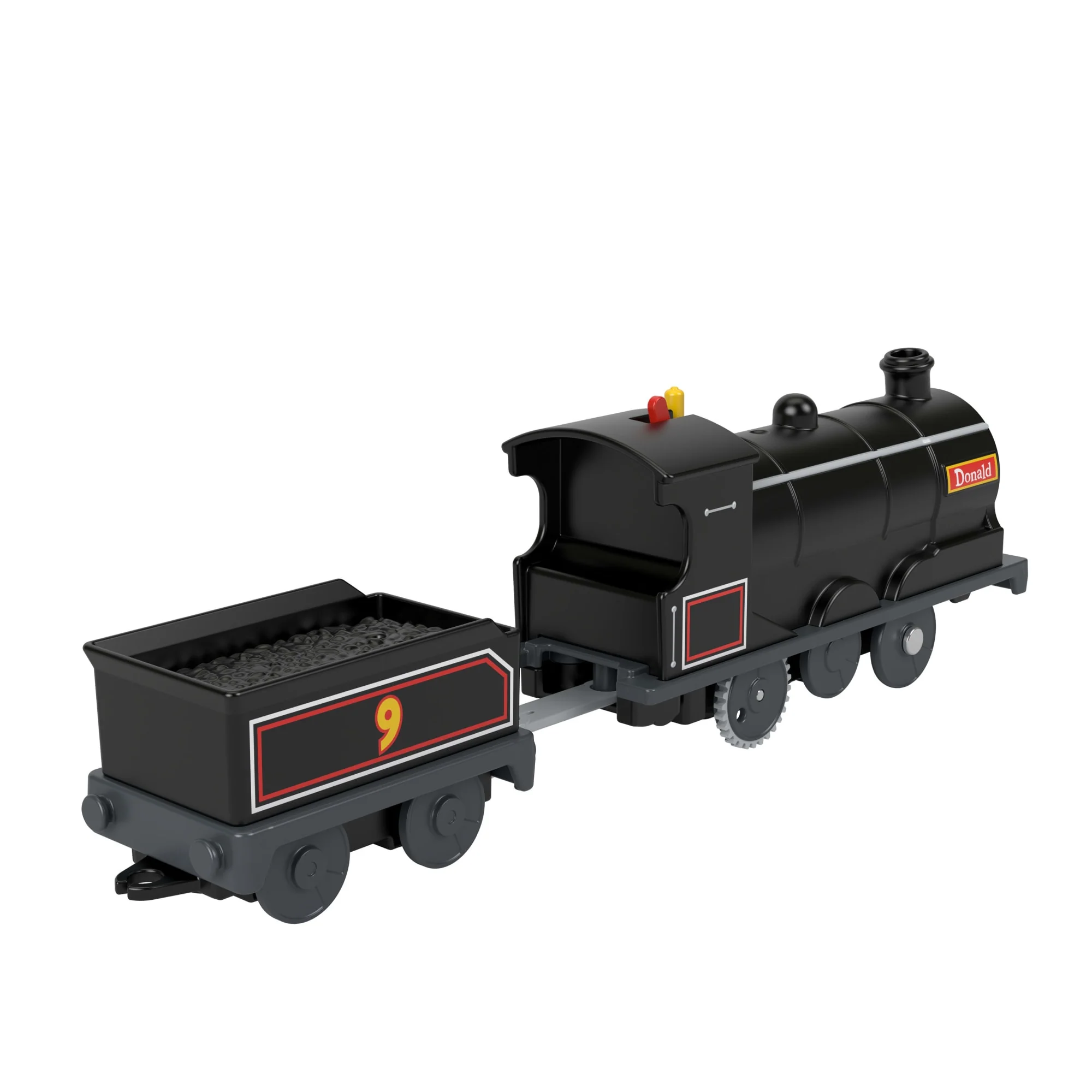 Thomas & Friends Donald Motorized Toy Train Engine With Cargo Car For Preschool Kids - Image 4