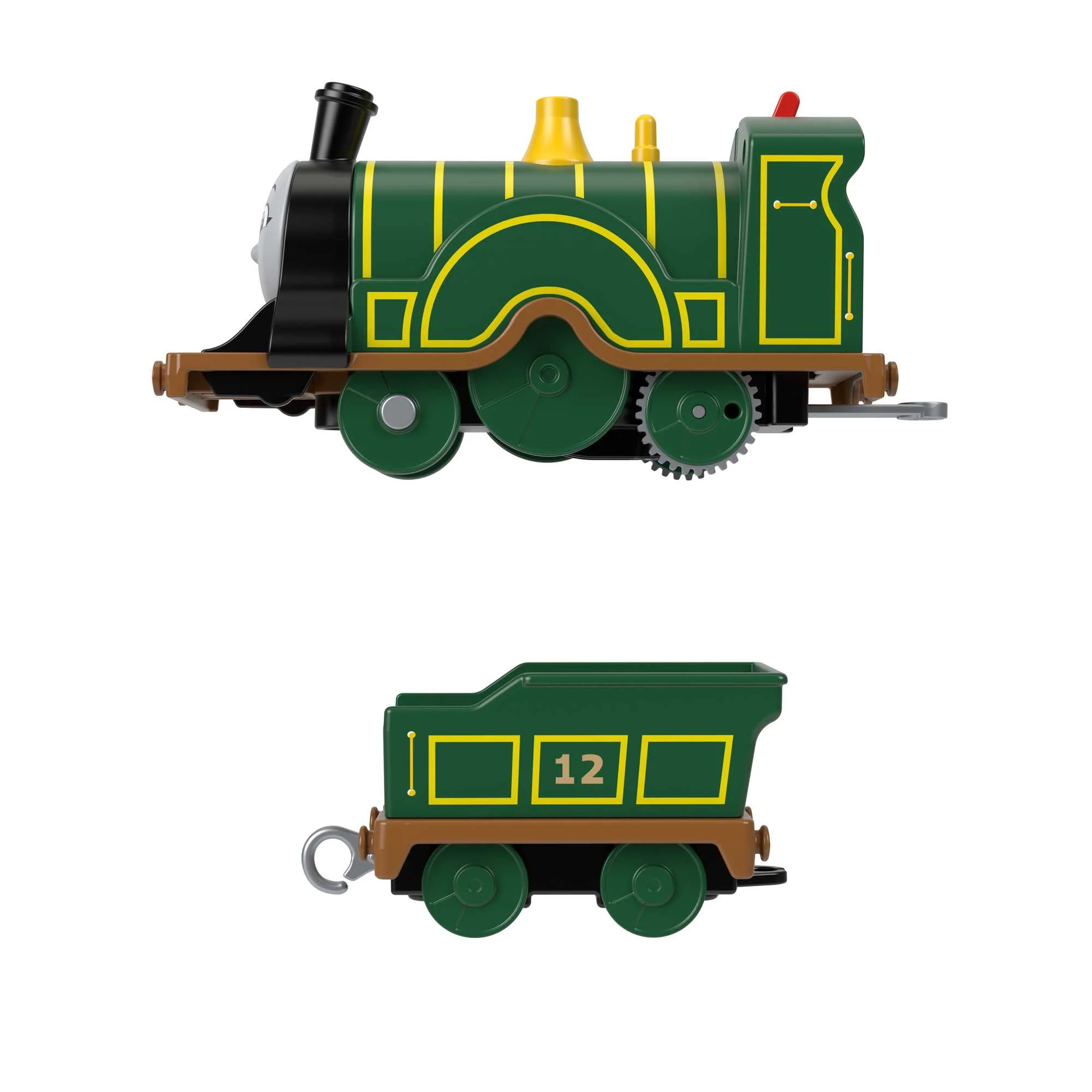Thomas & Friends Emily Motorized Toy Train Engine With Tender For Preschool Kids - Image 3