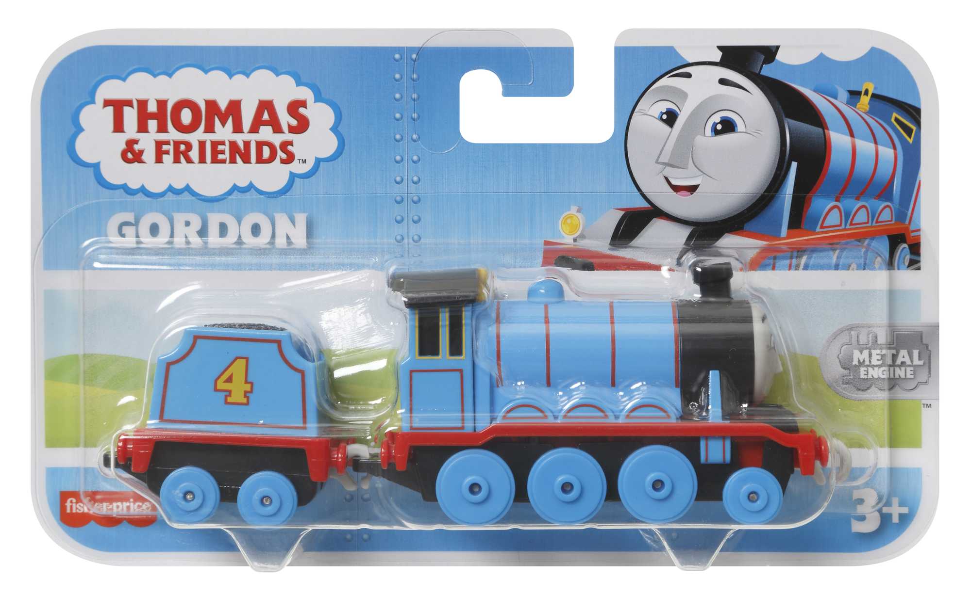 Thomas & Friends Gordon Engine Metal Push-Along Toy Train - Image 6