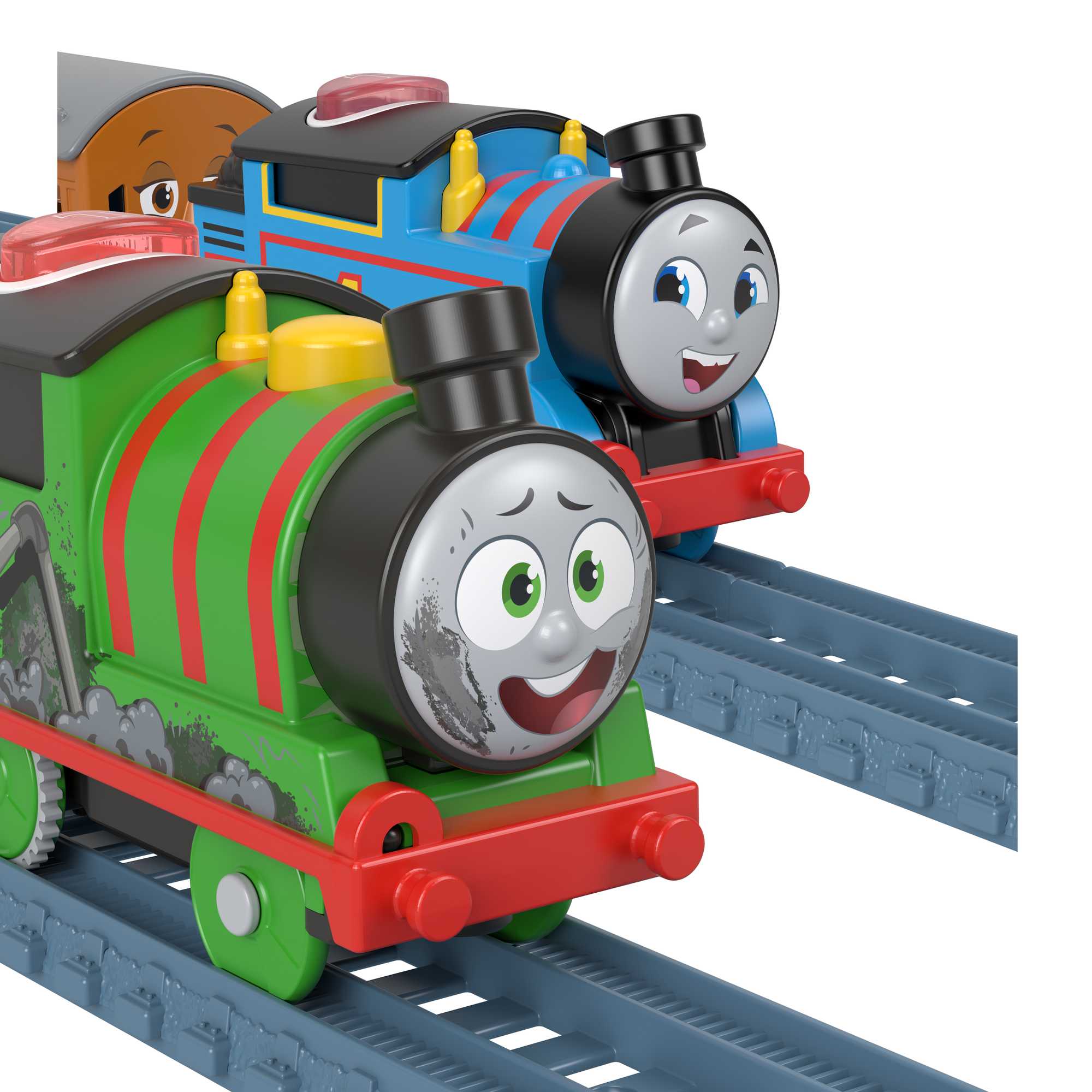 Thomas & Friends Motorized Talking Percy Engine with Harold Helicopter - Image 3