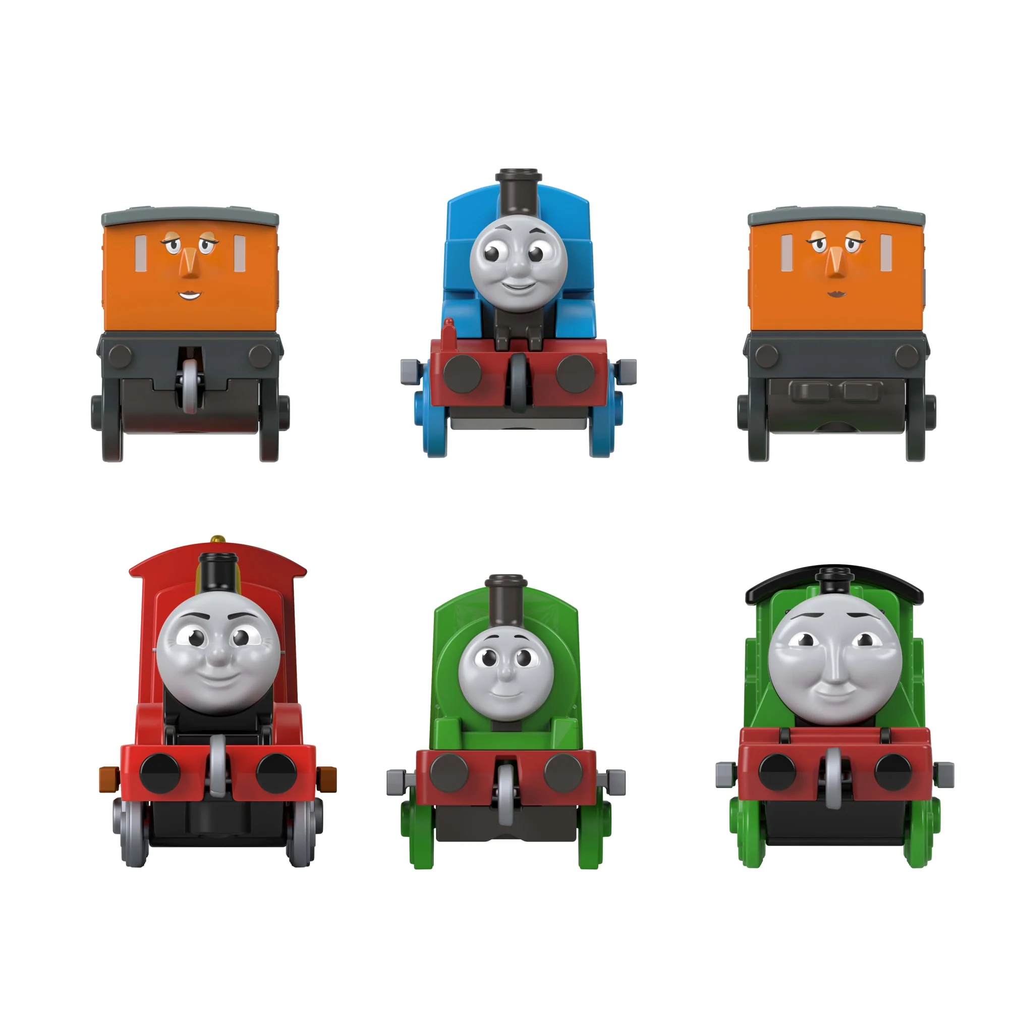 Thomas & Friends Multipack By Fisher-Price, 6 Toy Engines & 2 Cargo Cars [Walmart Exclusive] - Image 4