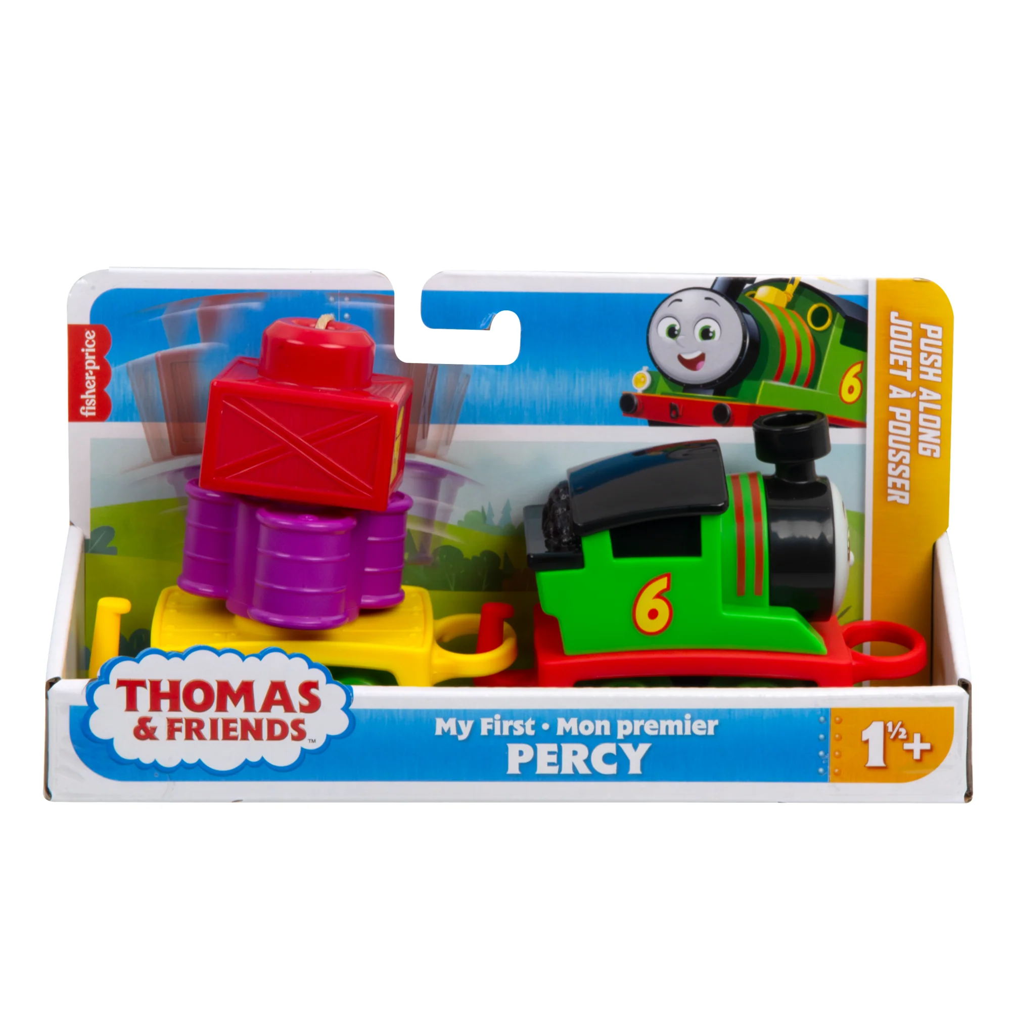 Thomas & Friends My First Push-Along Toy Train Collection For Toddlers, Character May Vary - Image 6