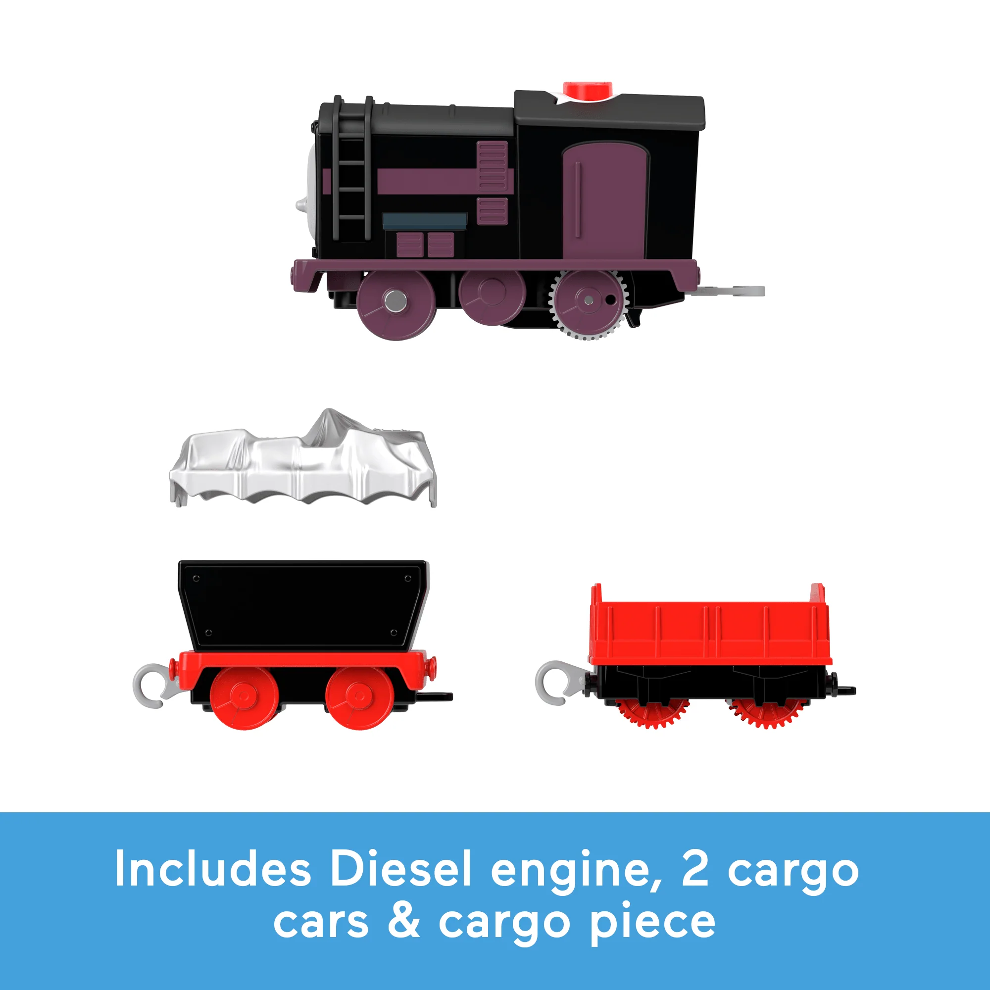 Thomas & Friends Talking Diesel Toy Train, Motorized Engine With Phrases & Sounds, Uk English Version - Image 4