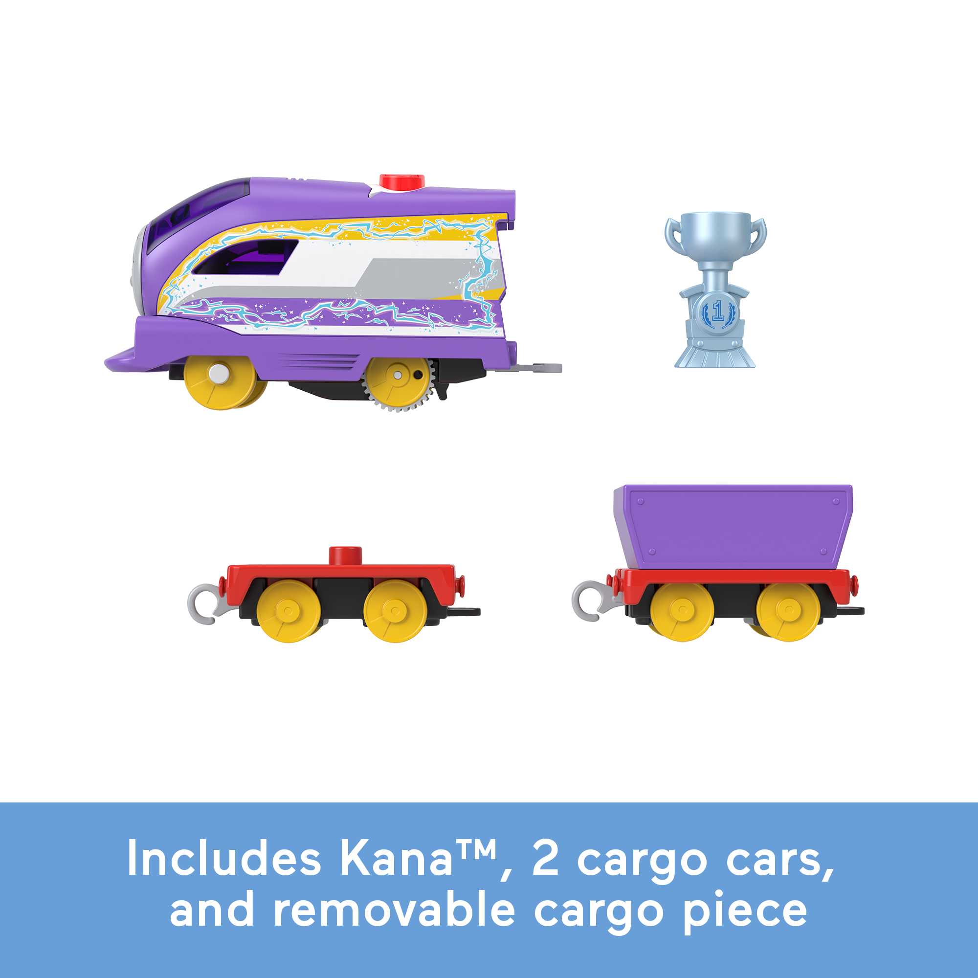 Thomas & Friends Talking Kana Toy Train, Motorized Engine With Phrases & Sounds, Uk English Version - Image 5