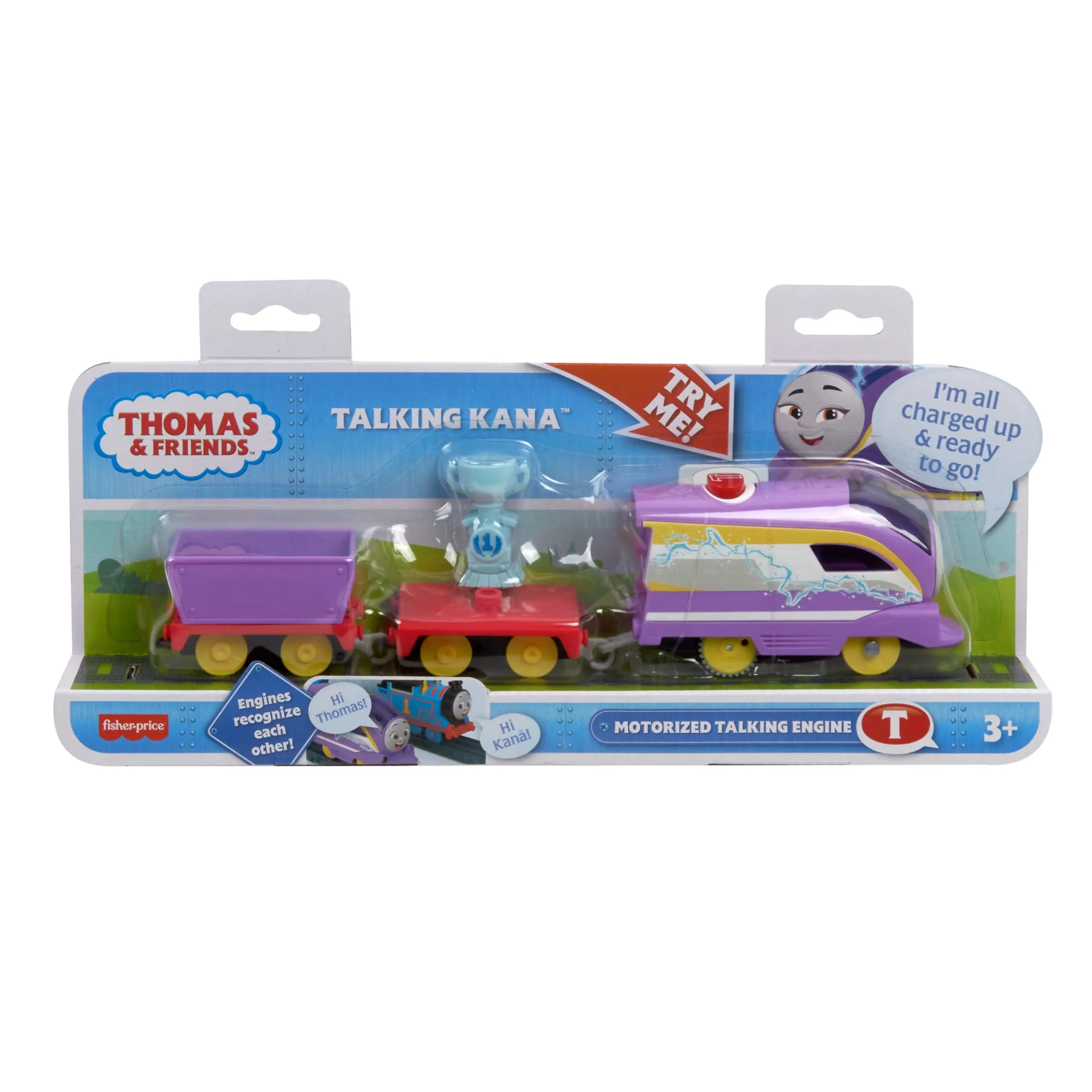 Thomas & Friends Talking Kana Toy Train, Motorized Engine With Phrases & Sounds, Uk English Version - Image 6