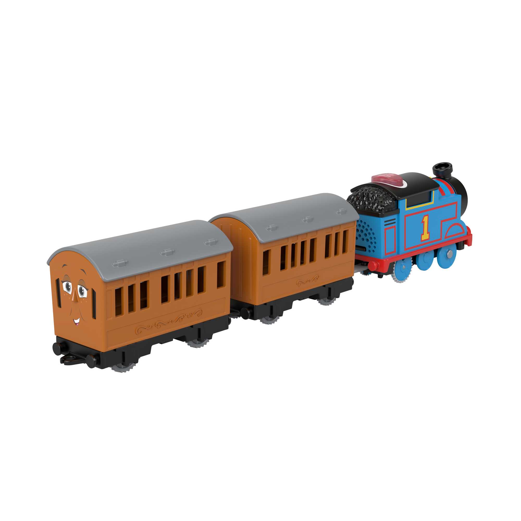 Thomas & Friends Talking Thomas Train with Annie & Clarabel Coaches - Image 3