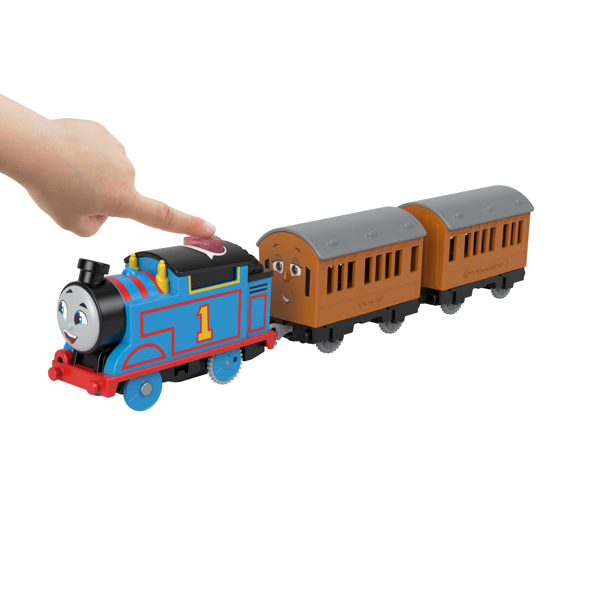 Thomas & Friends Talking Thomas Train with Annie & Clarabel Coaches - Image 4