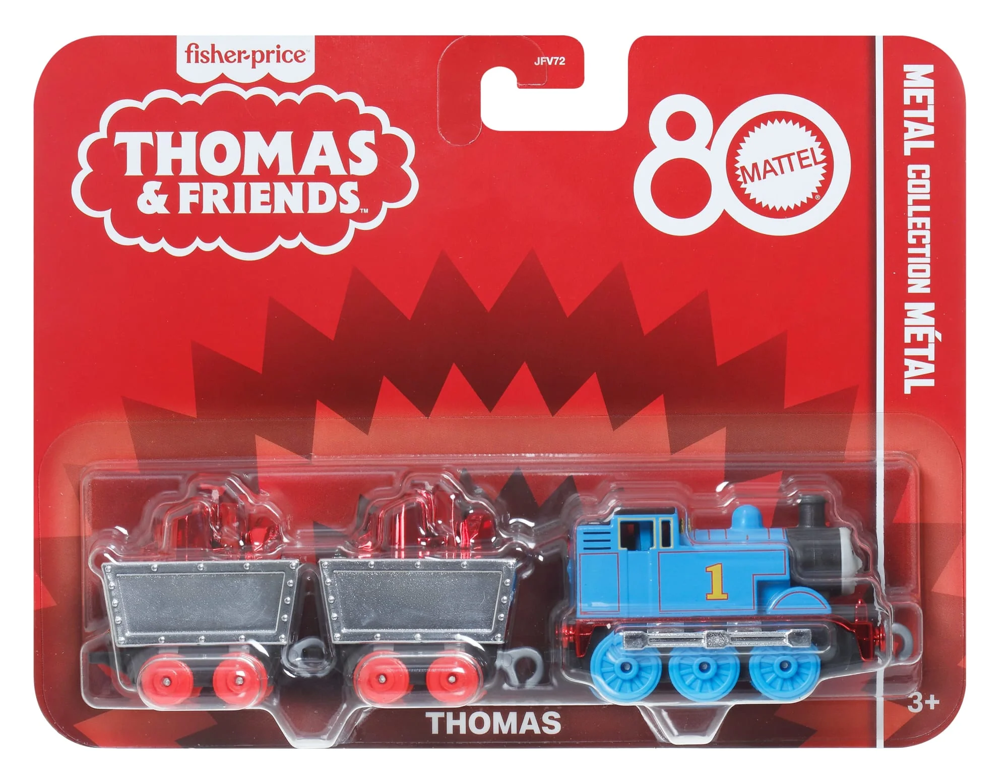 Fisher-Price Thomas Ve Arkadaşları Mattel'in 80. Yılı Küçük Metal Lokomotif, Koleksiyona Uygun Metal Oyuncak Tren - Image 6