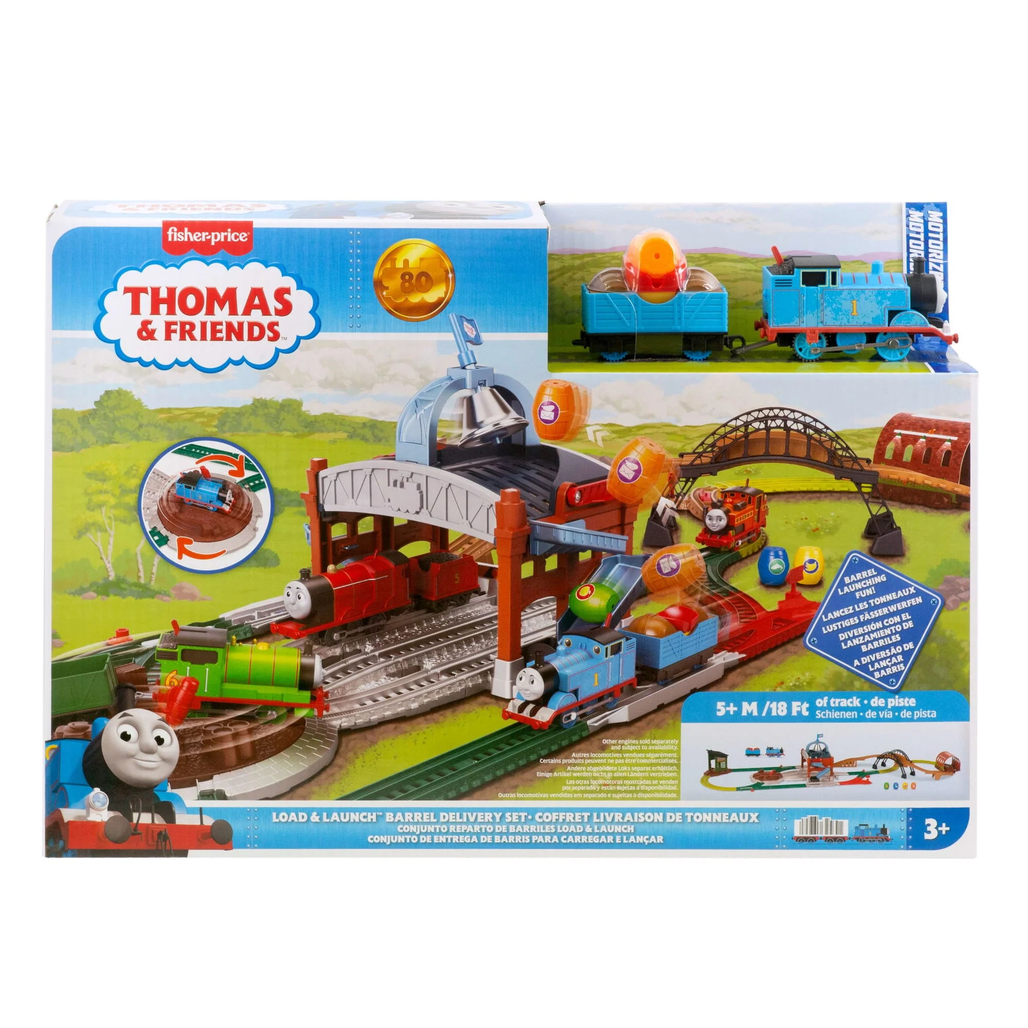 Fisher-Price Thomas Ve Arkadaşları Yükle Ve Fırlat Teslimatı Seti Ve Motorlu Klasik Oyuncak Tren - Image 6