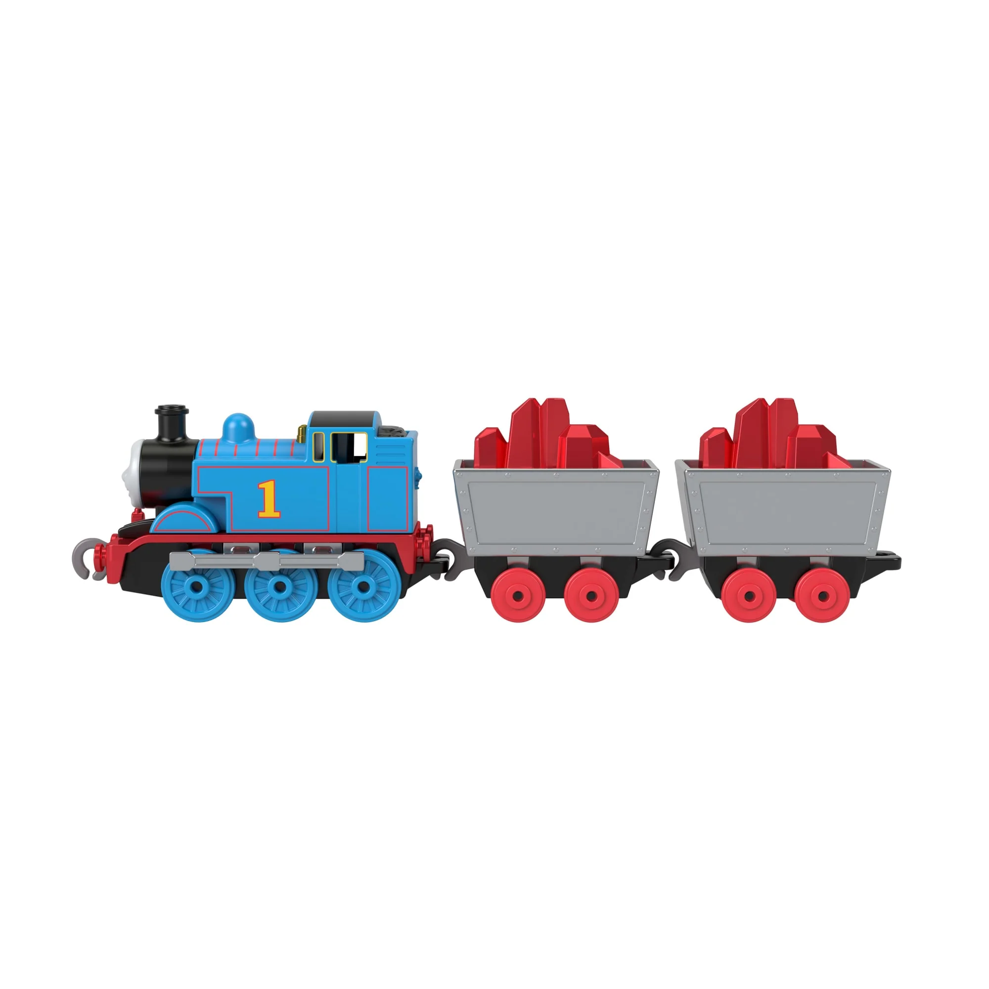 Tomek i Przyjaciele Mattel 80-lecie Tomek Metalowa lokomotywa i 2 wagony Zabawka pociąg 3+ - Image 4