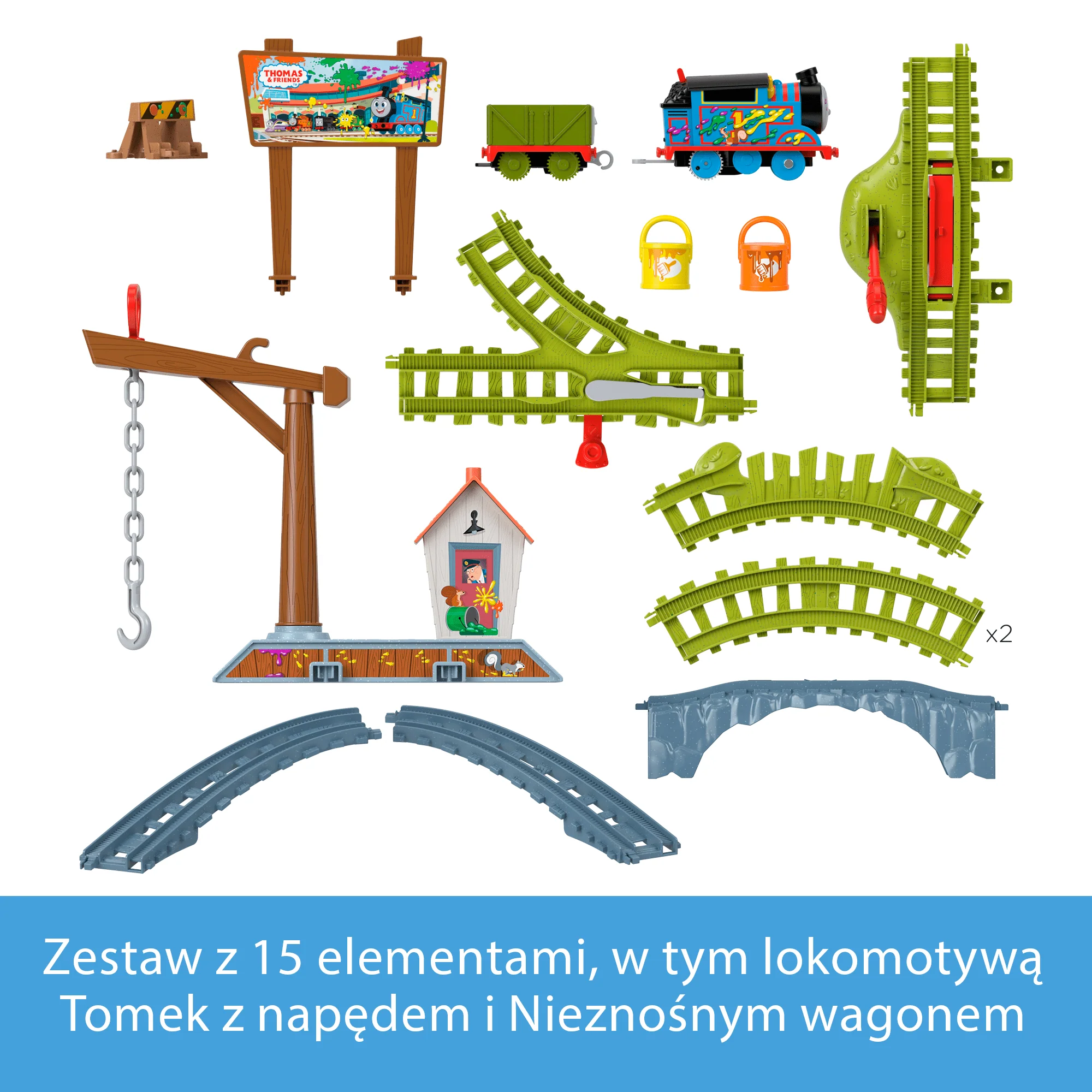 Tomek I Przyjaciele Dostawa Farby Zestaw Do Zabawy - Image 5