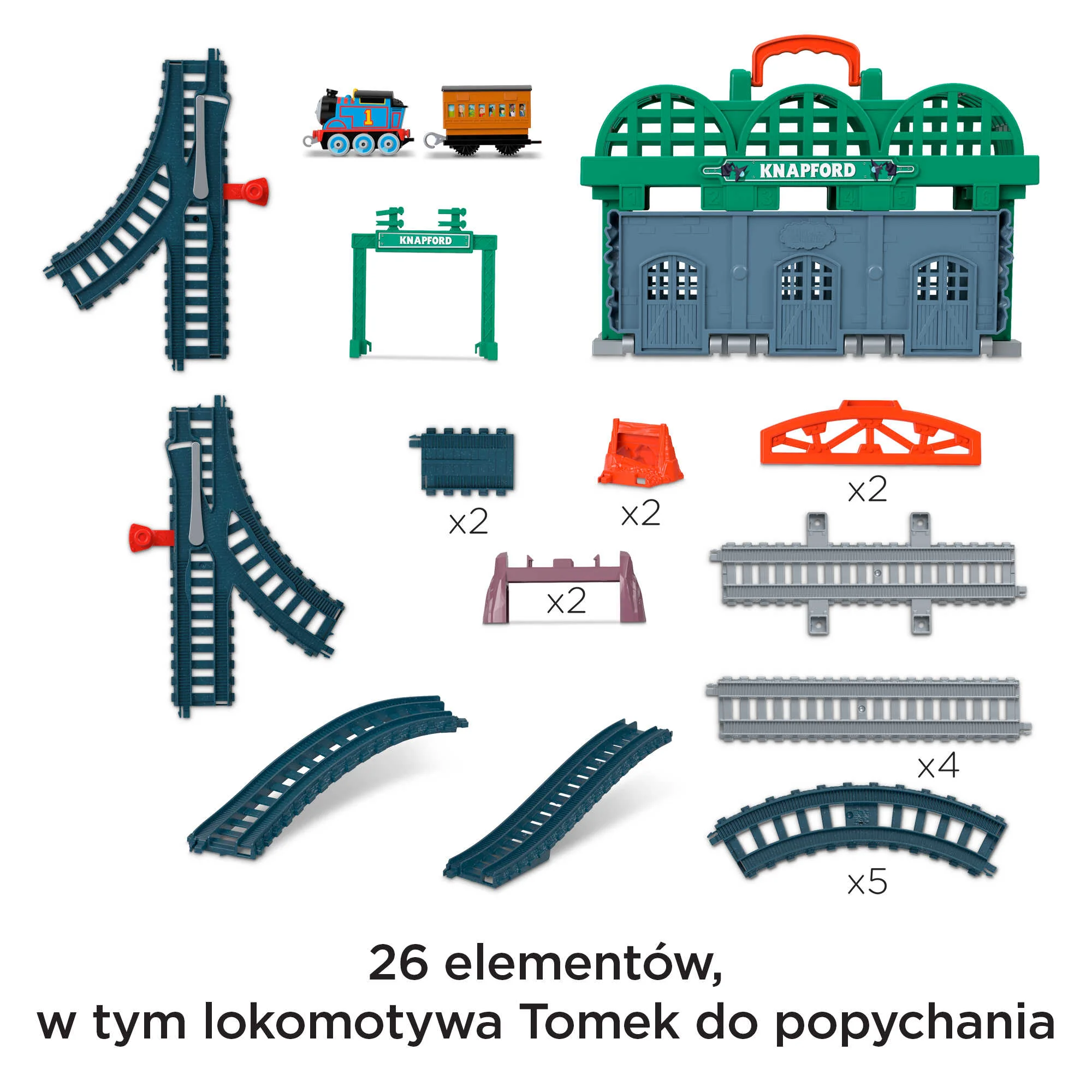 Tomek i Przyjaciele Stacja Grodkowo Zestaw torów - Image 5