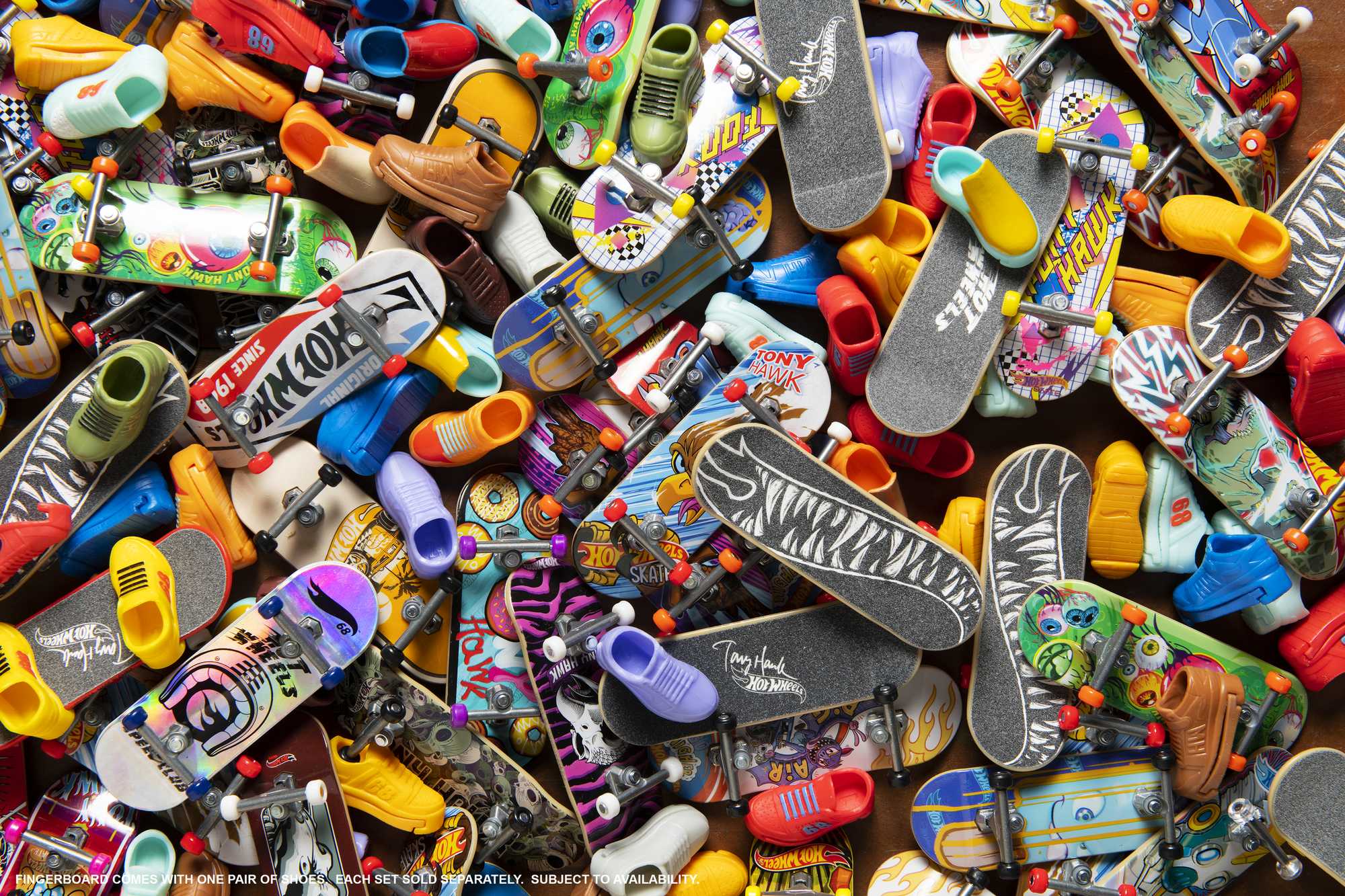 Hot Wheels Skate Tony Hawk Fingerboard E Scarpe Da Skate; Giocattolo Per Bambini (Gli Stili Possono Variare) - Image 5