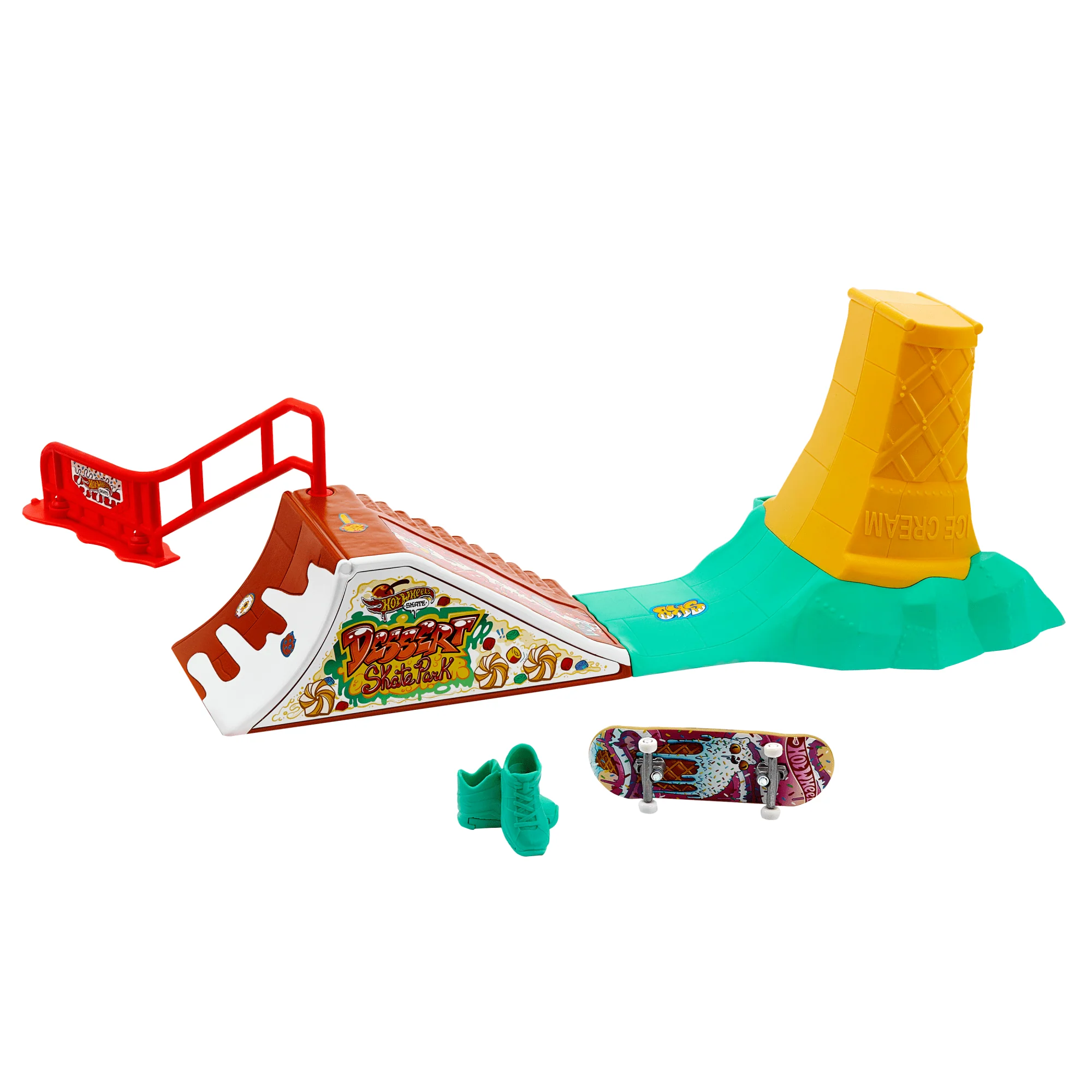 Tony Hawk Parmak Kaykayı Ve Kaykay Ayakkabısı Içeren Hot Wheels Skate Parmak Kaykay Macerasına Başlangıç Setleri - Image 2
