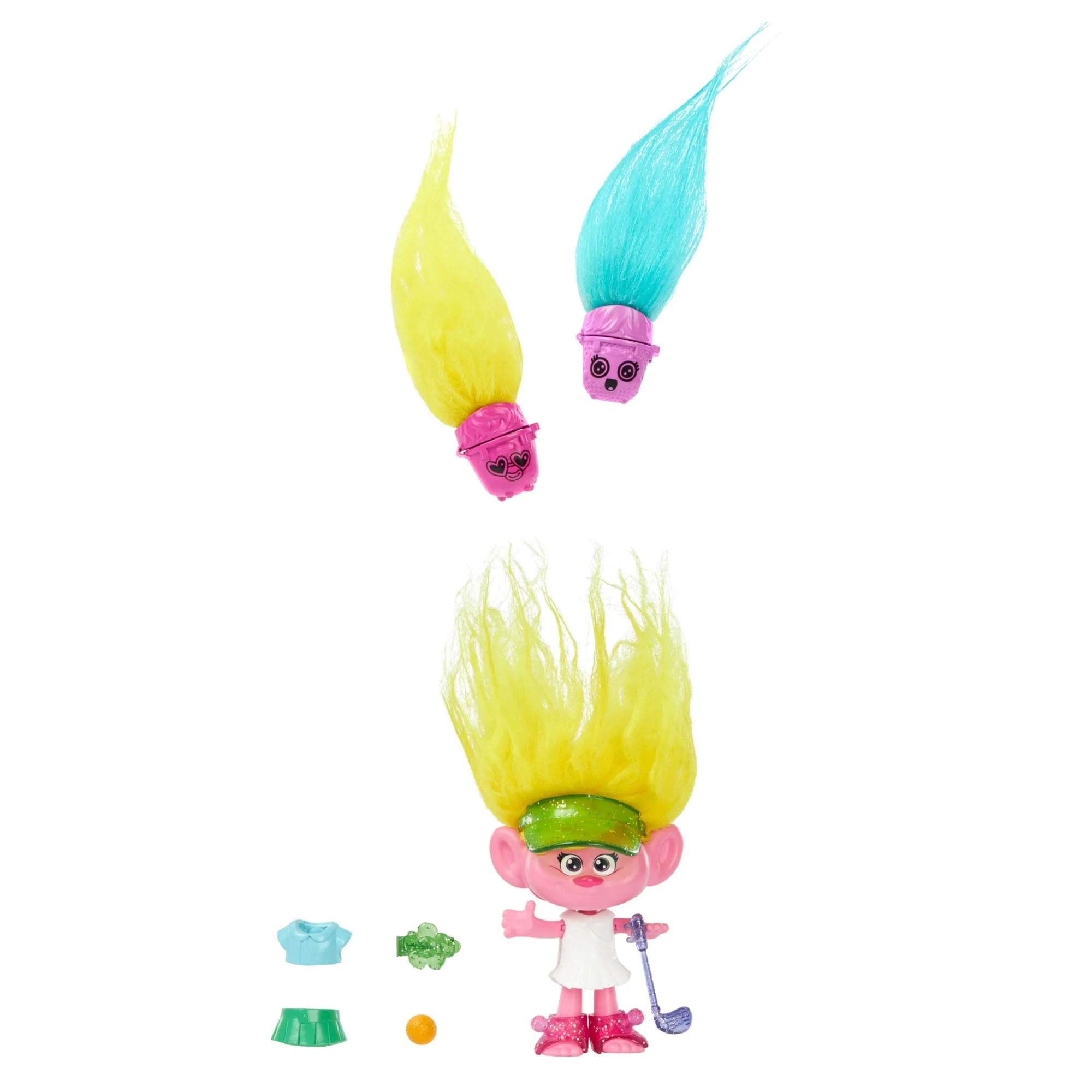 Dreamworks Trolls Band Together Hair Pops™ Viva Small Doll & Accessories, Toys Inspired By The Movie