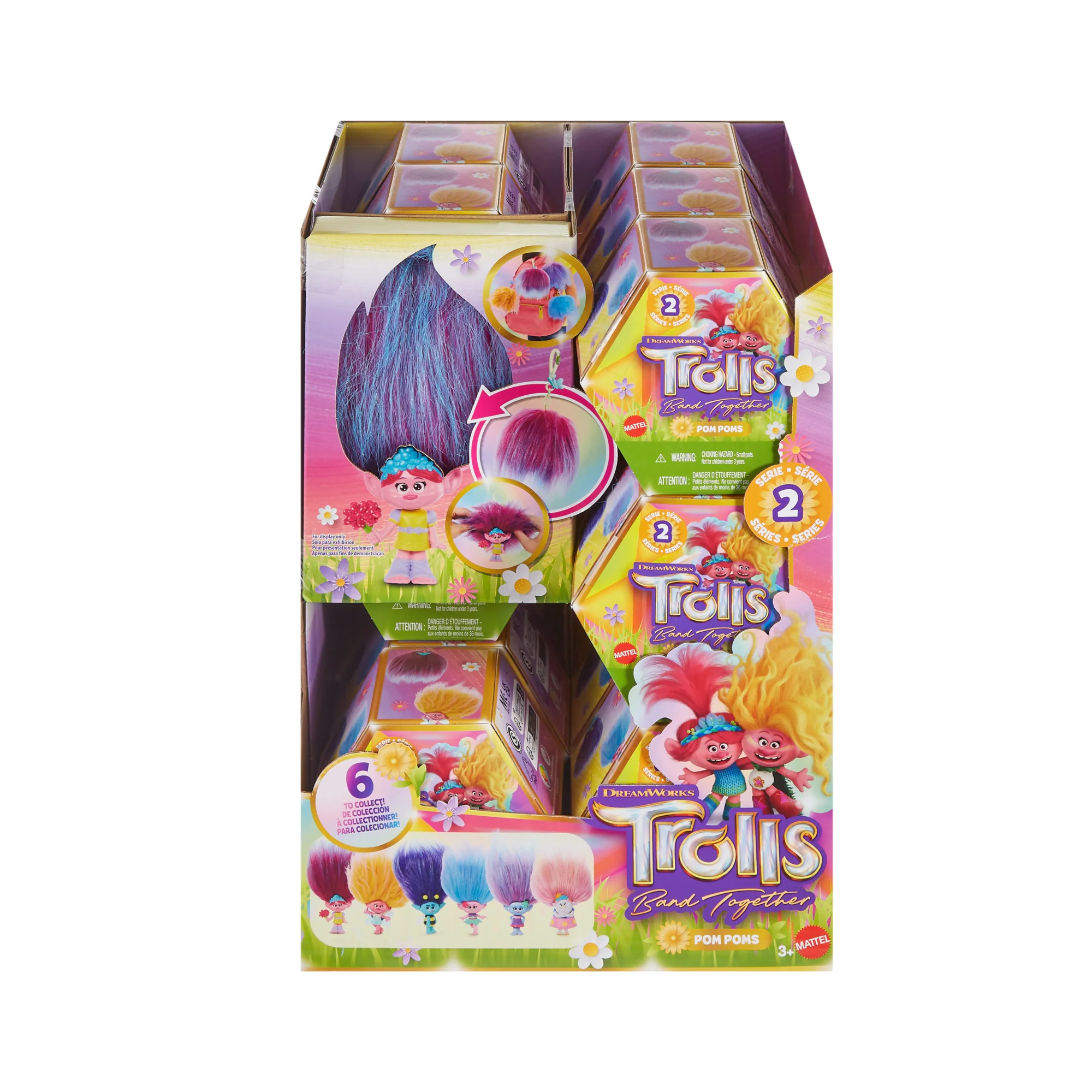Trolls 3 Band Together Pom Poms Assortment Wave 3 - Image 6