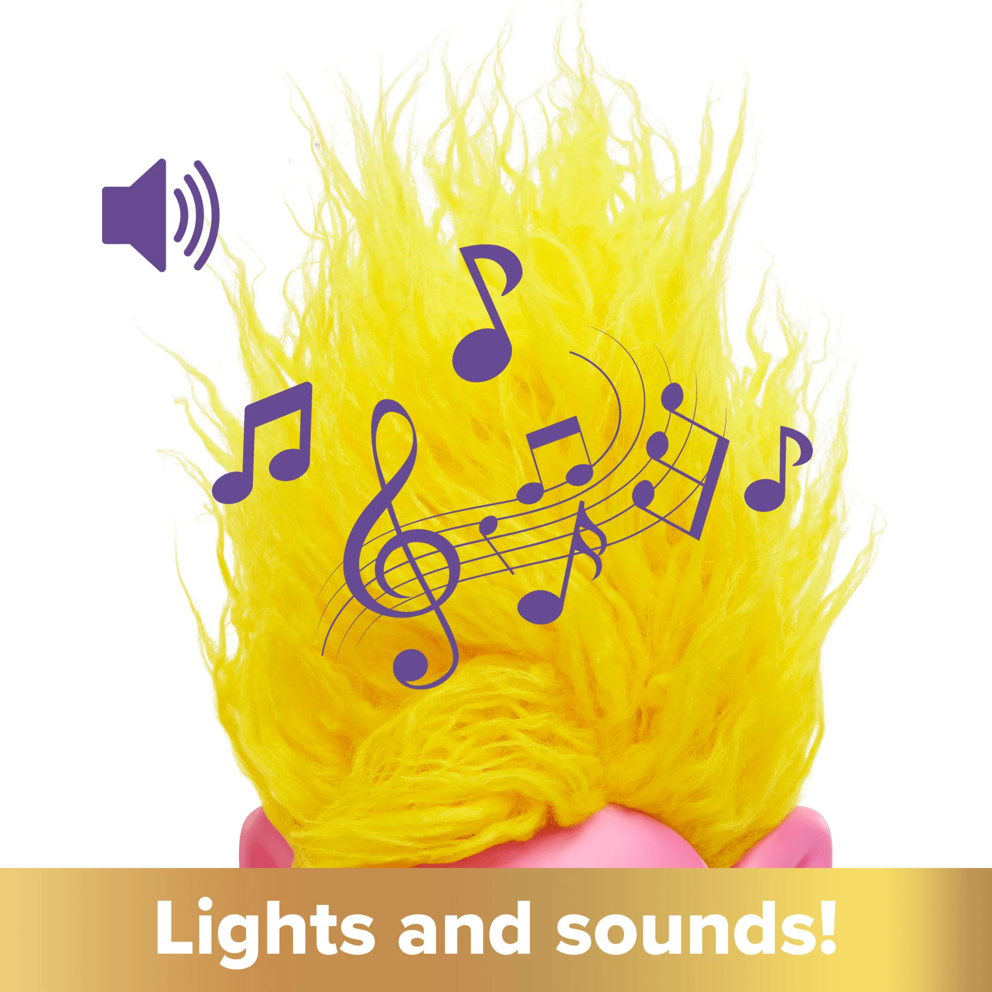 Dreamworks Trolls Band Together Rainbow Hairtunes™ Viva Doll With Light & Sound, Toys Inspired By The Movie - Image 3