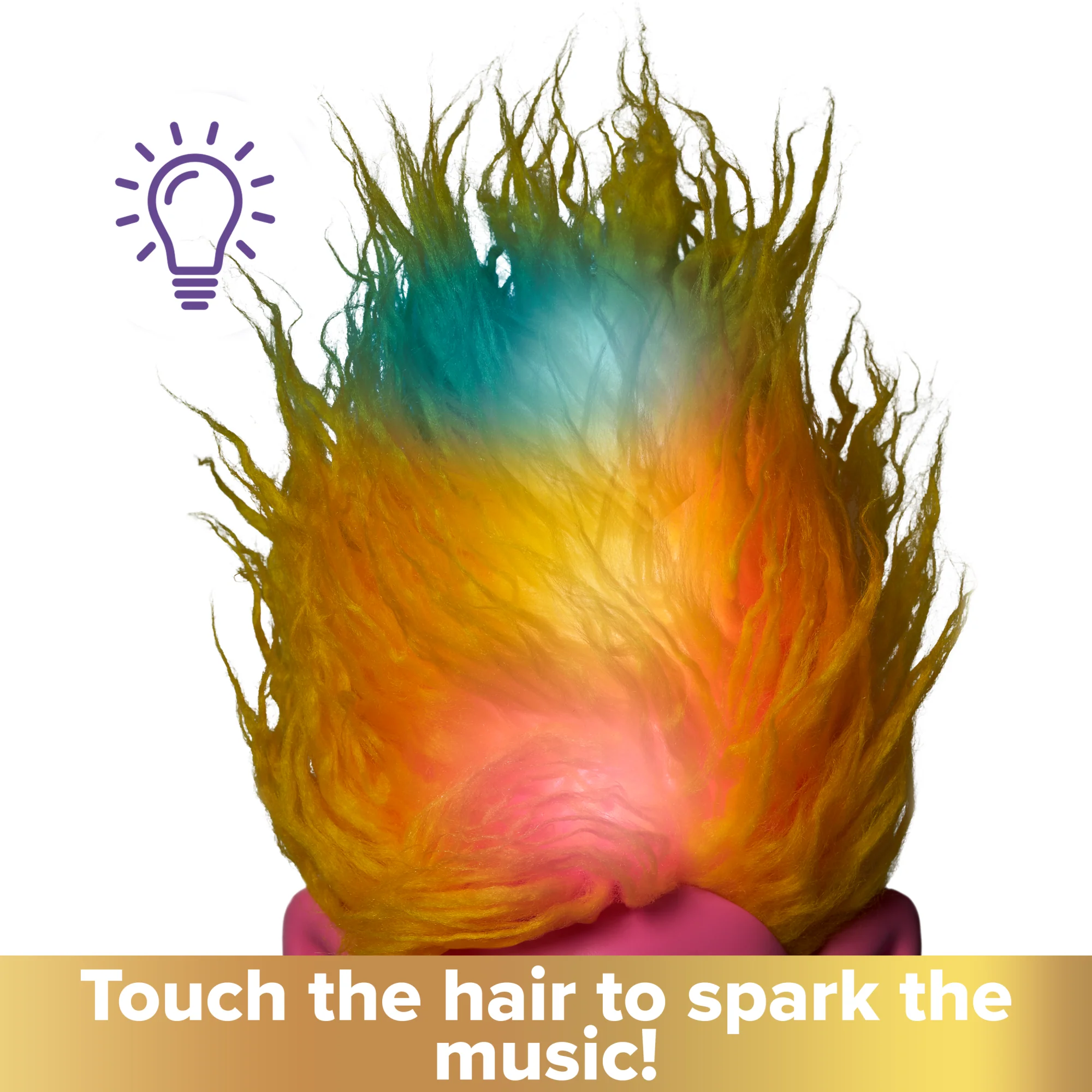Dreamworks Trolls Band Together Rainbow Hairtunes™ Viva Doll With Light & Sound, Toys Inspired By The Movie - Image 4