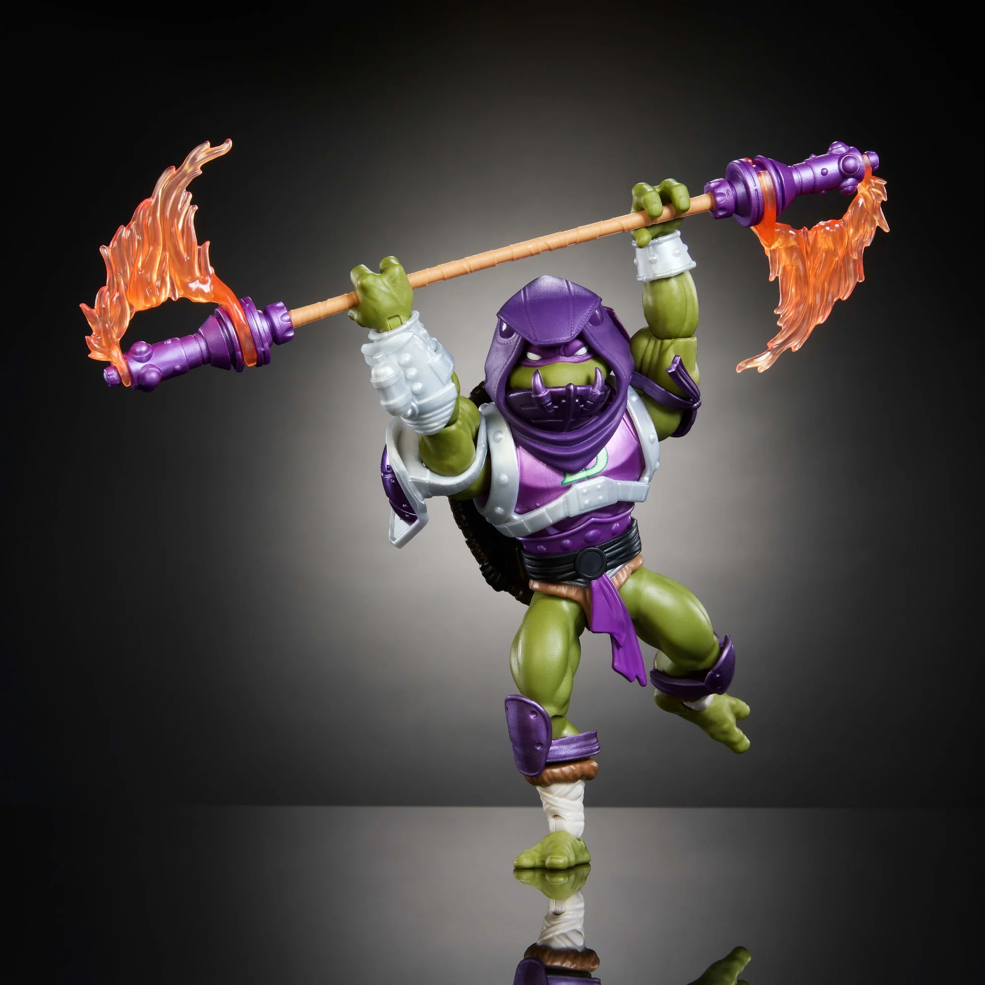 Figura De Acción De Donatello De Turtles Of Grayskull De Masters Of Universe Origins, Juguete De La Guerra De Los Reptiles De Las Tortugas Ninja Y MOTU - Image 5