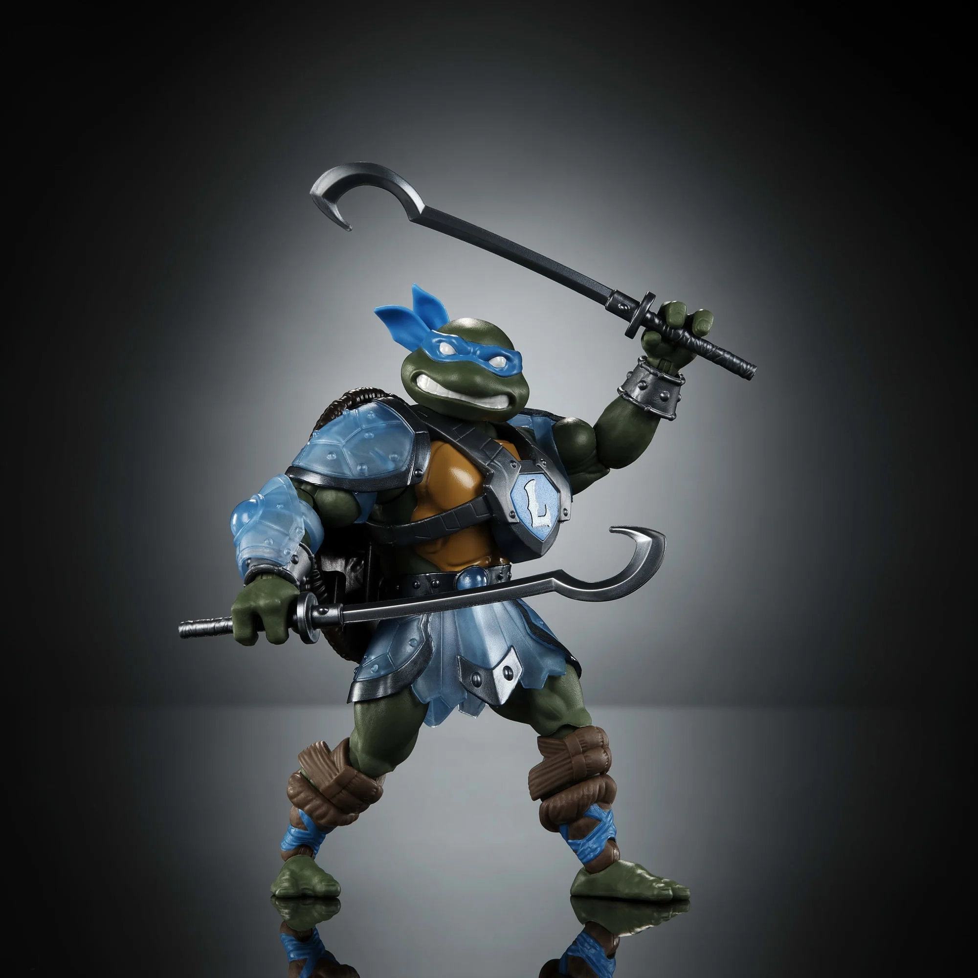 Masters Of Universe Origins Turtles Of Grayskull Actionfigur Leonardo, TMNT MOTU Reptile Wars Spielzeug - Image 4
