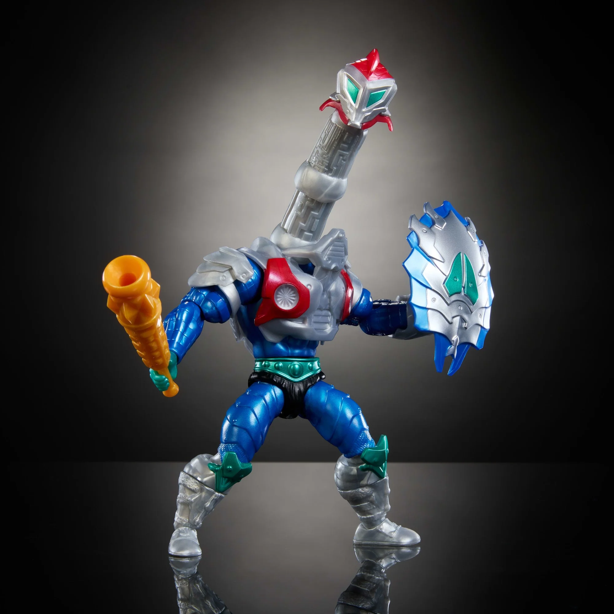 Figura De Acción De Mekaneck De Turtles Of Grayskull De Masters Of The Universe Origins, Juguete De La Guerra De Los Reptiles De Las Tortugas Ninja Y MOTU - Image 4