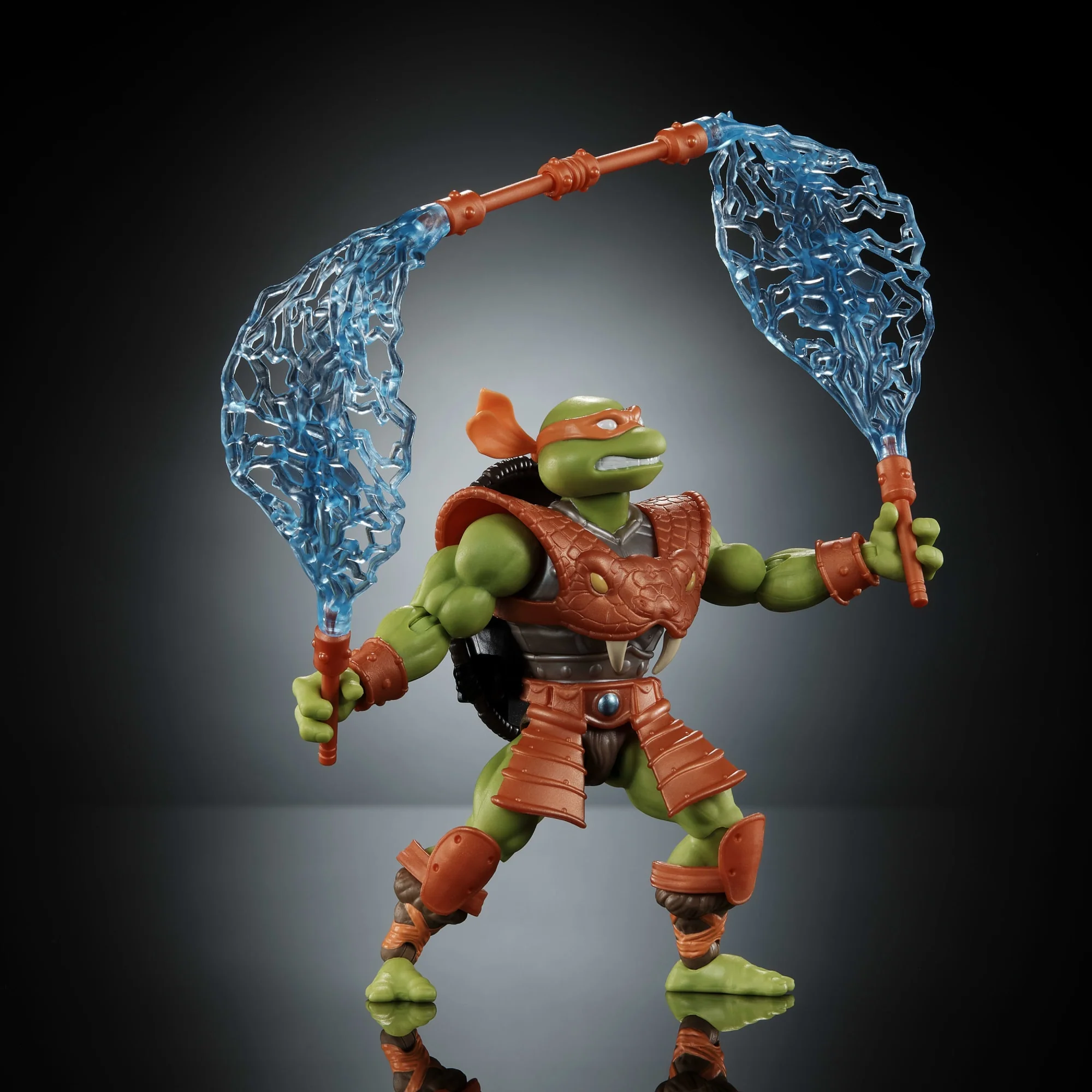 Masters Universe Origins Turtles Grayskull Michelangelo Actionfigur, Reptile Wars TMNT MOTU Spielzeug - Image 4