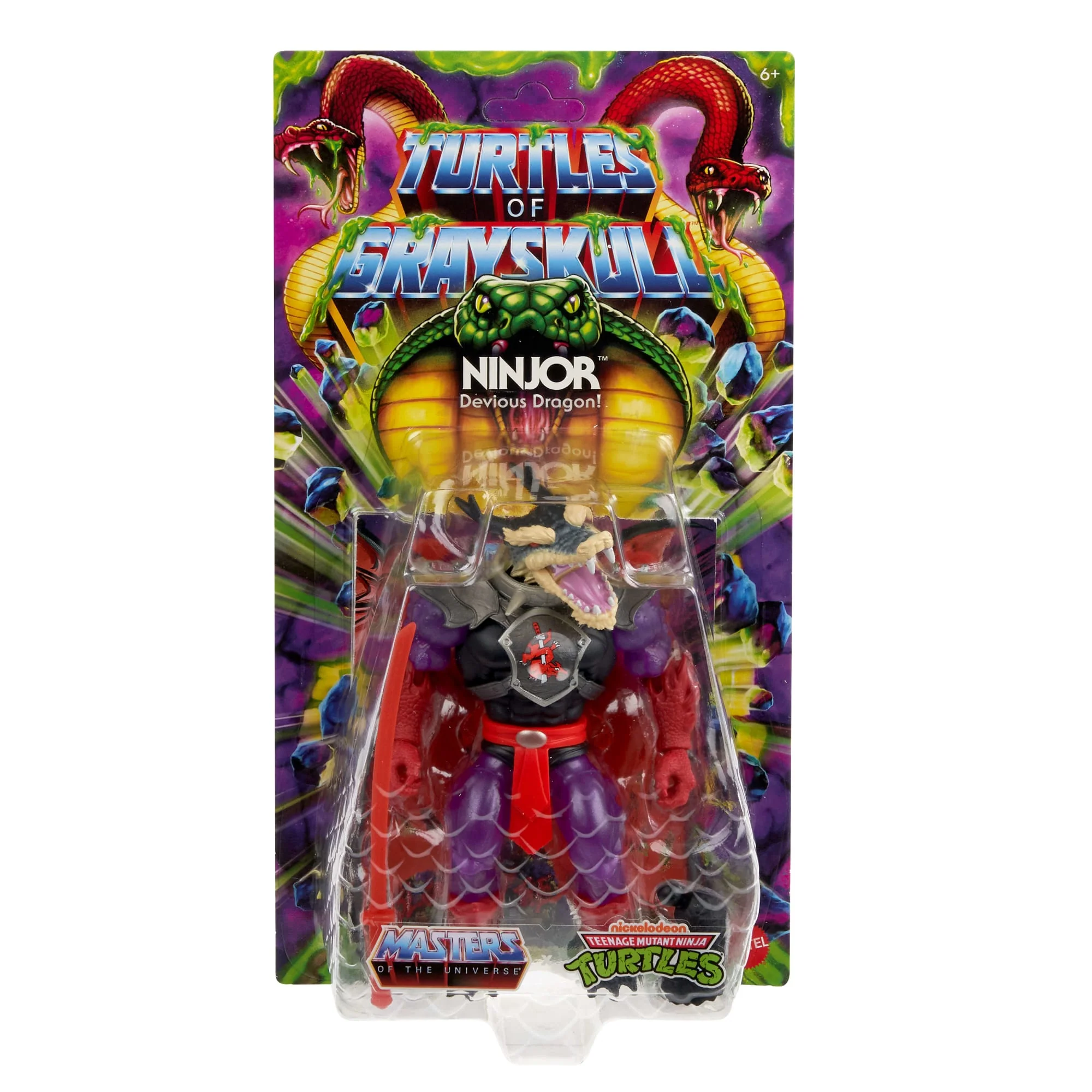 Masters Of The Universe Origins Turtles Of Grayskull Actionfigur Ninjor, TMNT MOTU Reptile Wars Spielzeug - Image 2